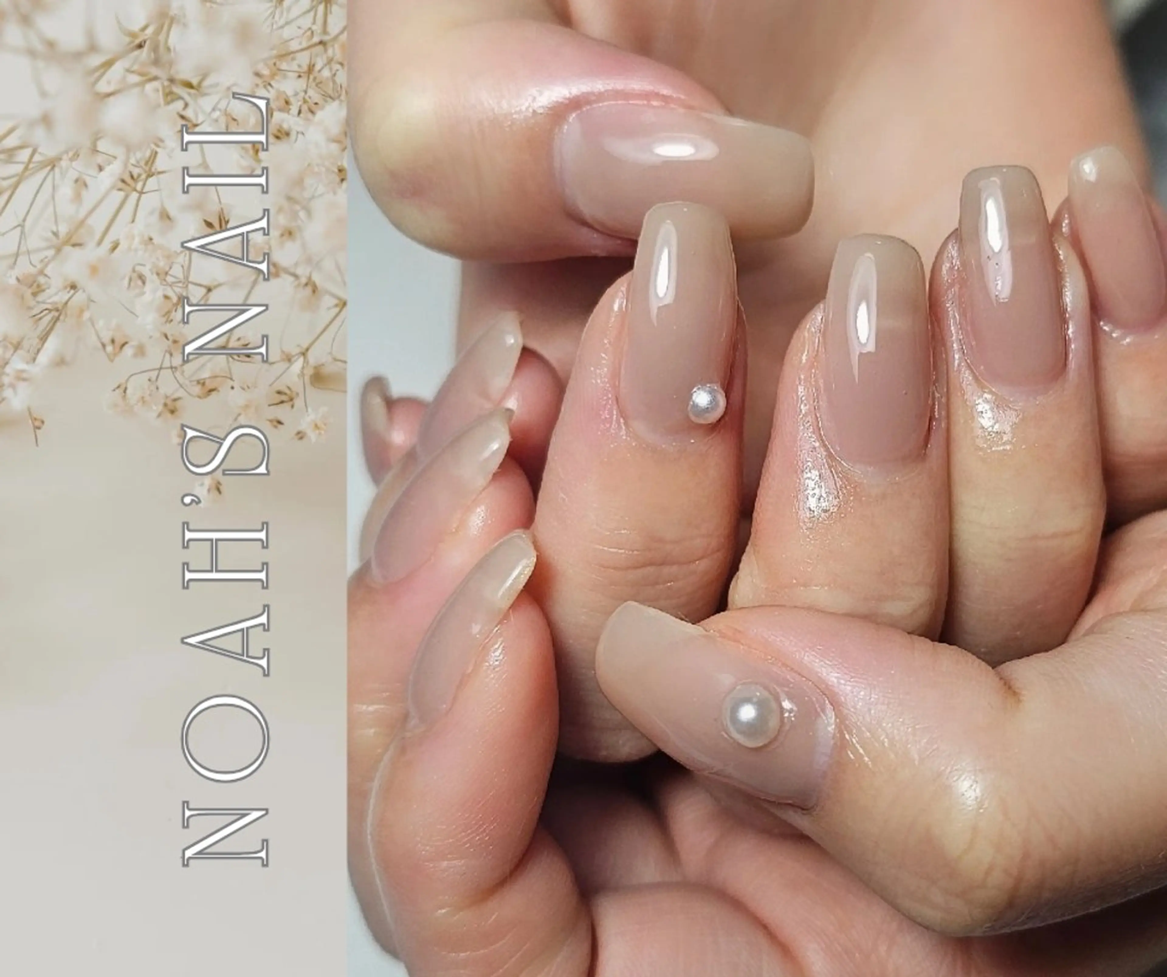 ネイル ガーリー シンプルネイル ハンドネイル Noah'snail   のネイルデザイン