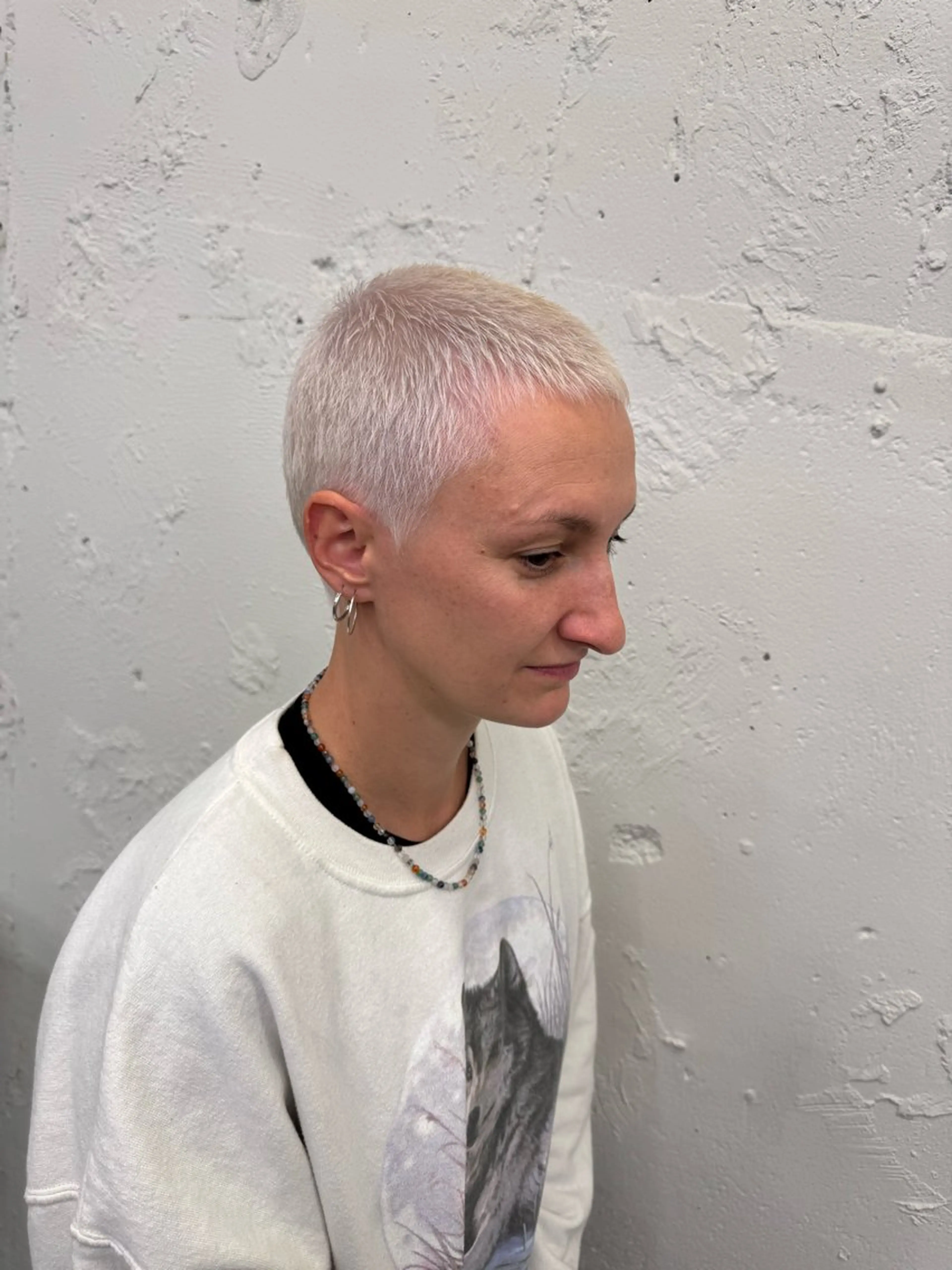 ショート カラー メンズ メンズブリーチ フェードカット メンズショート スキンフェード ブリーチ カット ヘアカラー トリートメント 💈メンズ特化💈 TASUKUのヘアスタイル