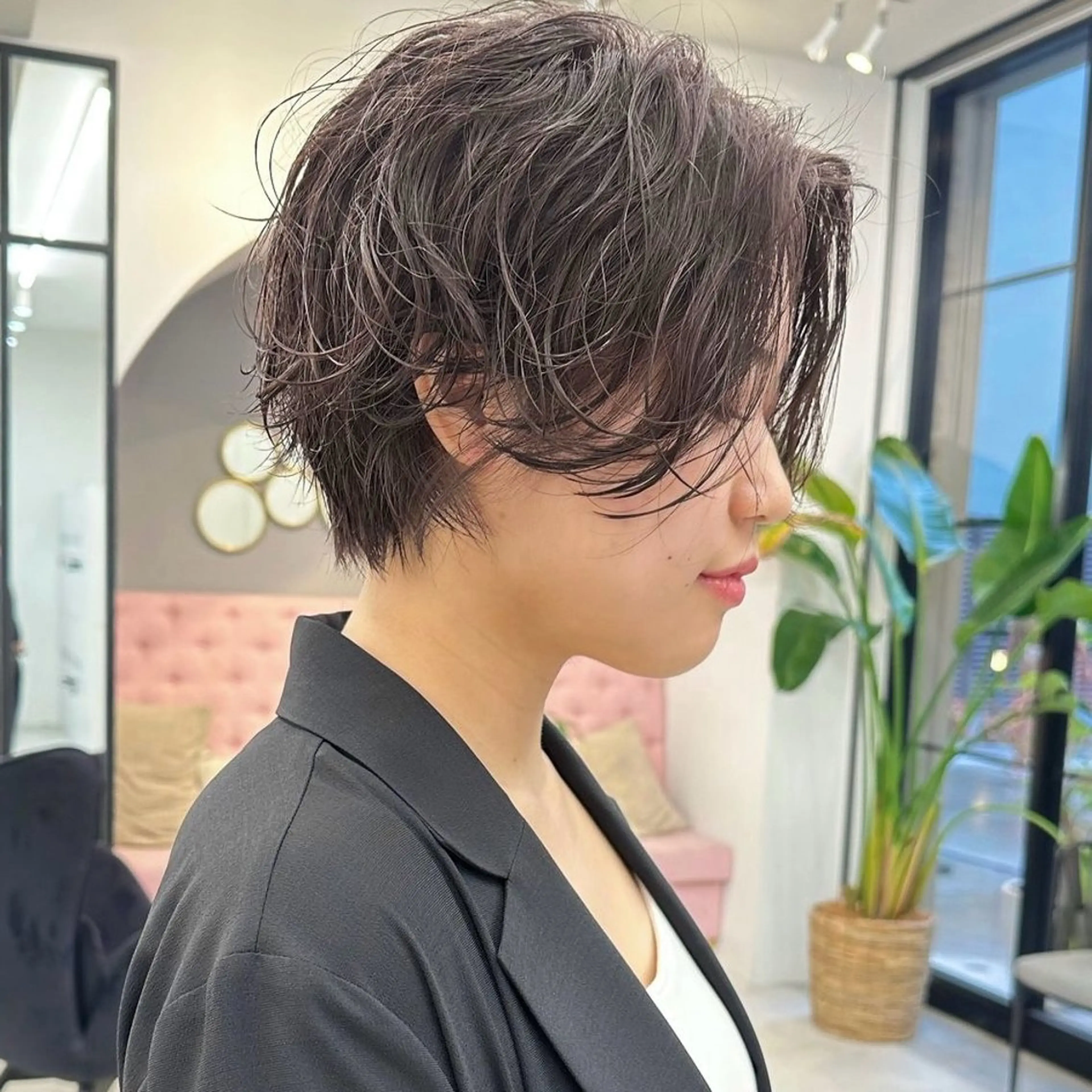 ショート パーマ ショートボブ ハンサムショート ボブ ショートヘア sand瀧川真平 /ショートヘア/ボブのヘアスタイル