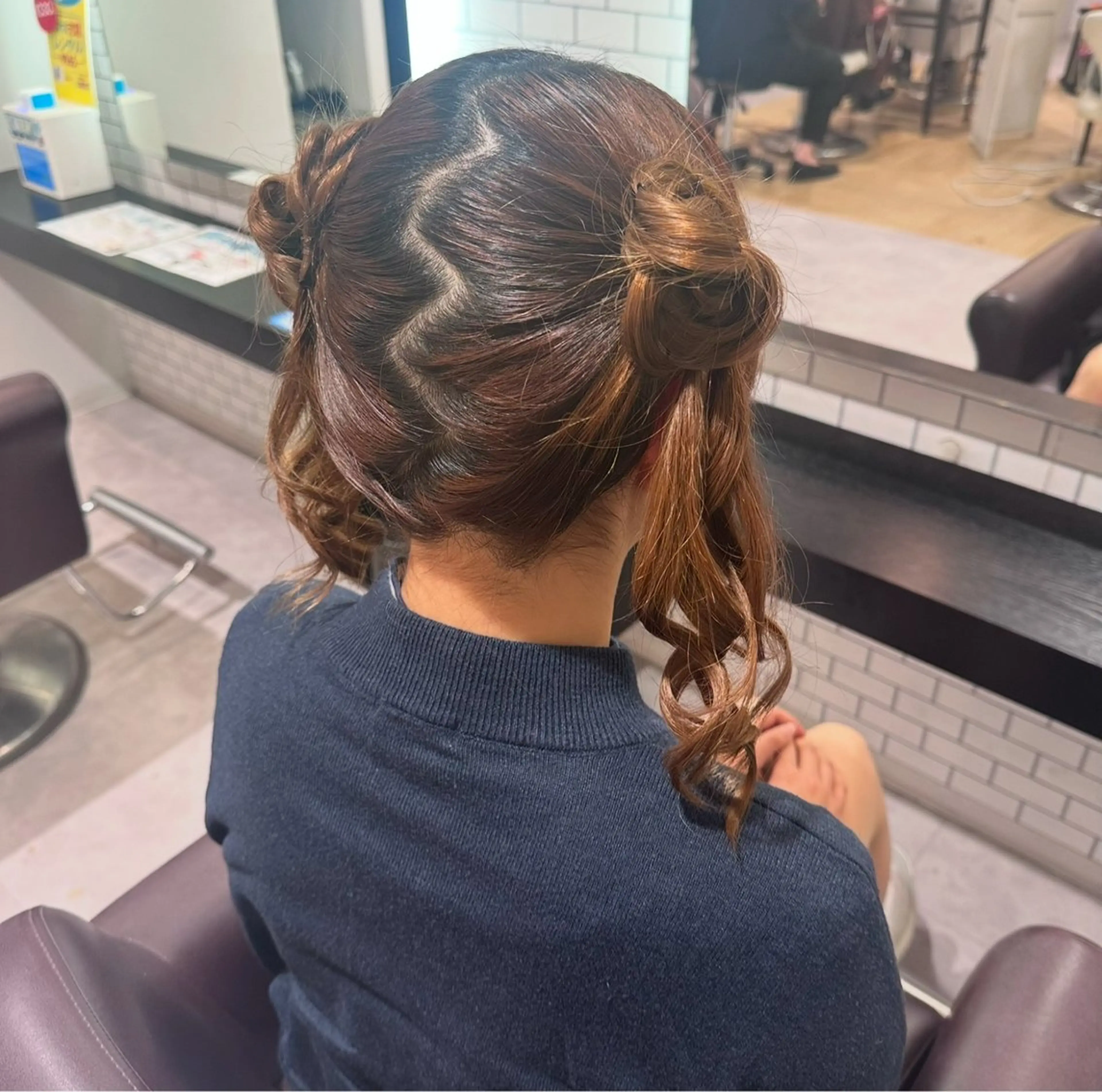 ロング ヘアアレンジ ヘアセット 🎀ヘアアレンジ 🎀ななみのヘアスタイル