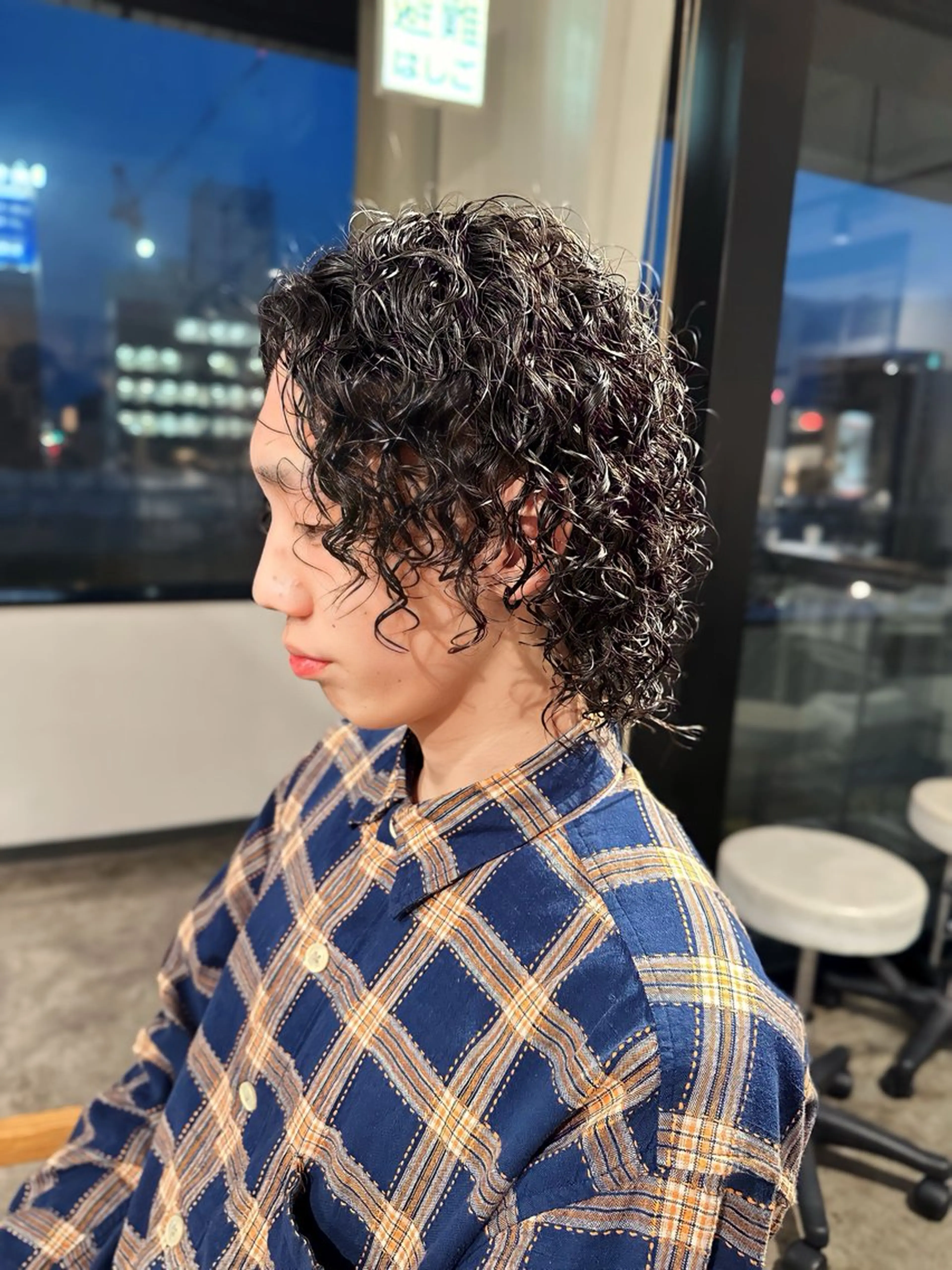 メンズ メンズパーマ メンズウルフカット ウルフカット カット ヘアカラー パーマ トリートメント 骨格補正施術/メンズ 専門美容師/YUYAのヘアスタイル