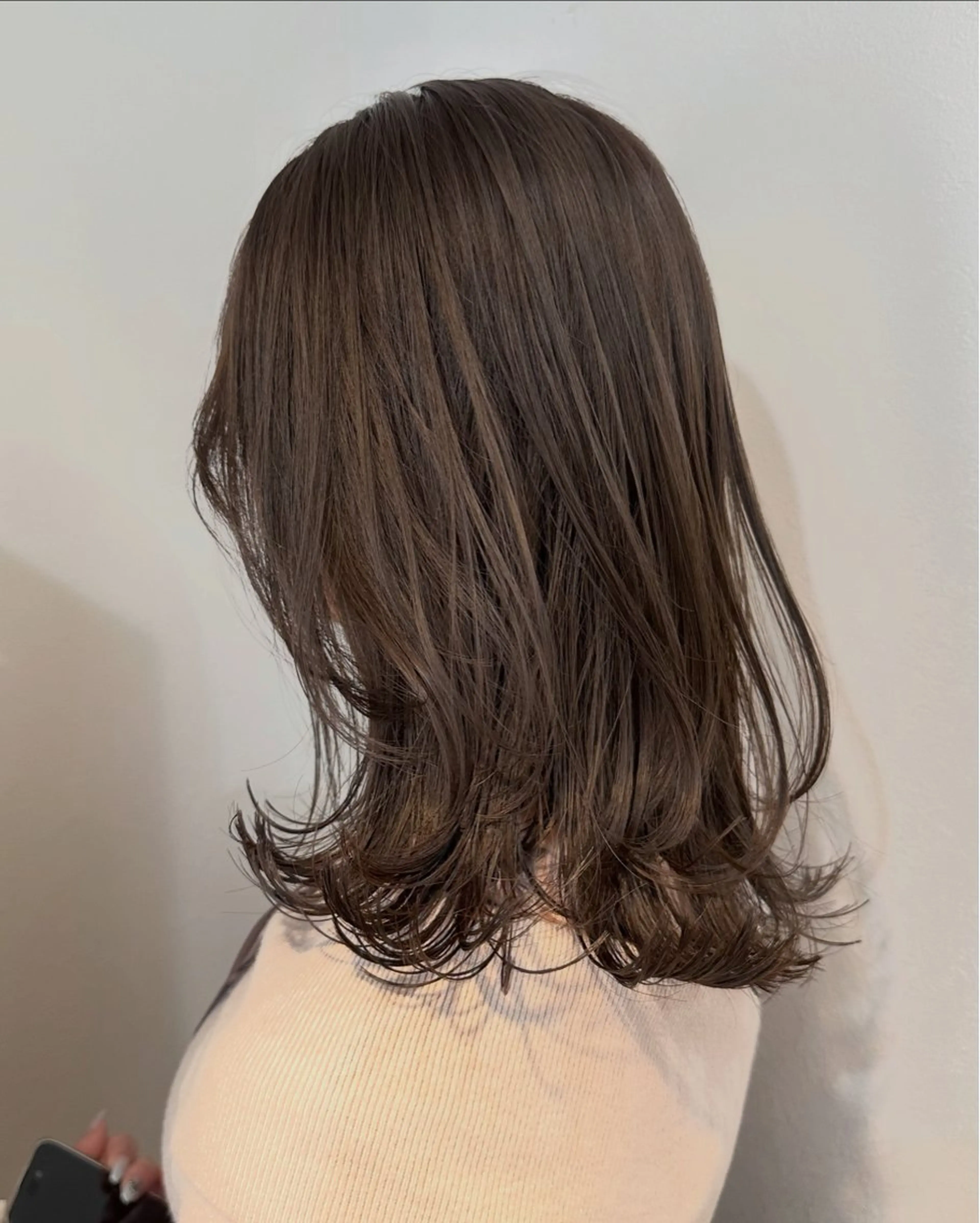 ミディアム カラー カット ヘアカラー トリートメント TRENCH　相澤 果歩のヘアスタイル