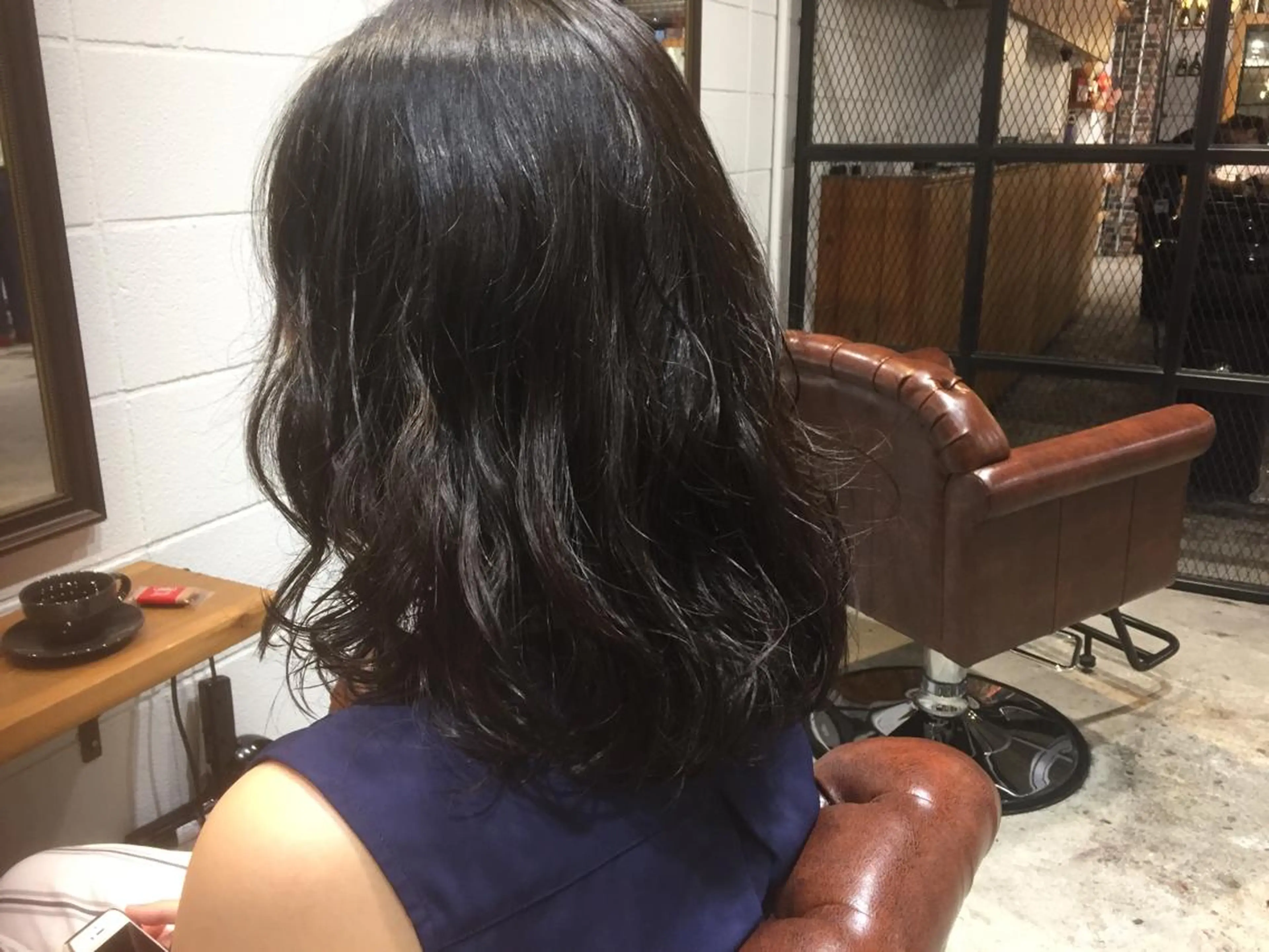 ミディアム パーマ 竹嶌 健吾のヘアスタイル