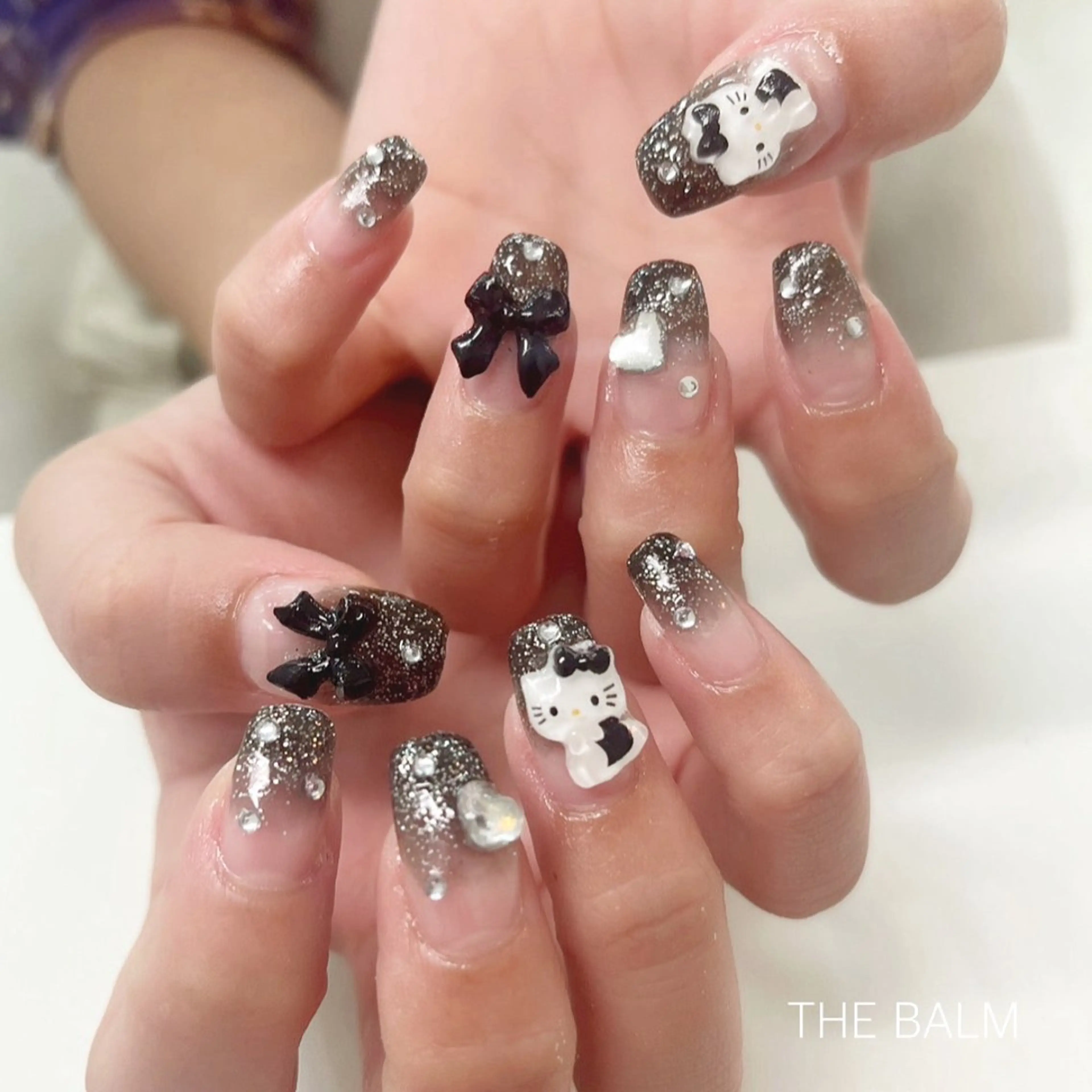 ネイル ハンドネイル 艶/マグネット/網紅 /韓国/岩下りほのネイルデザイン