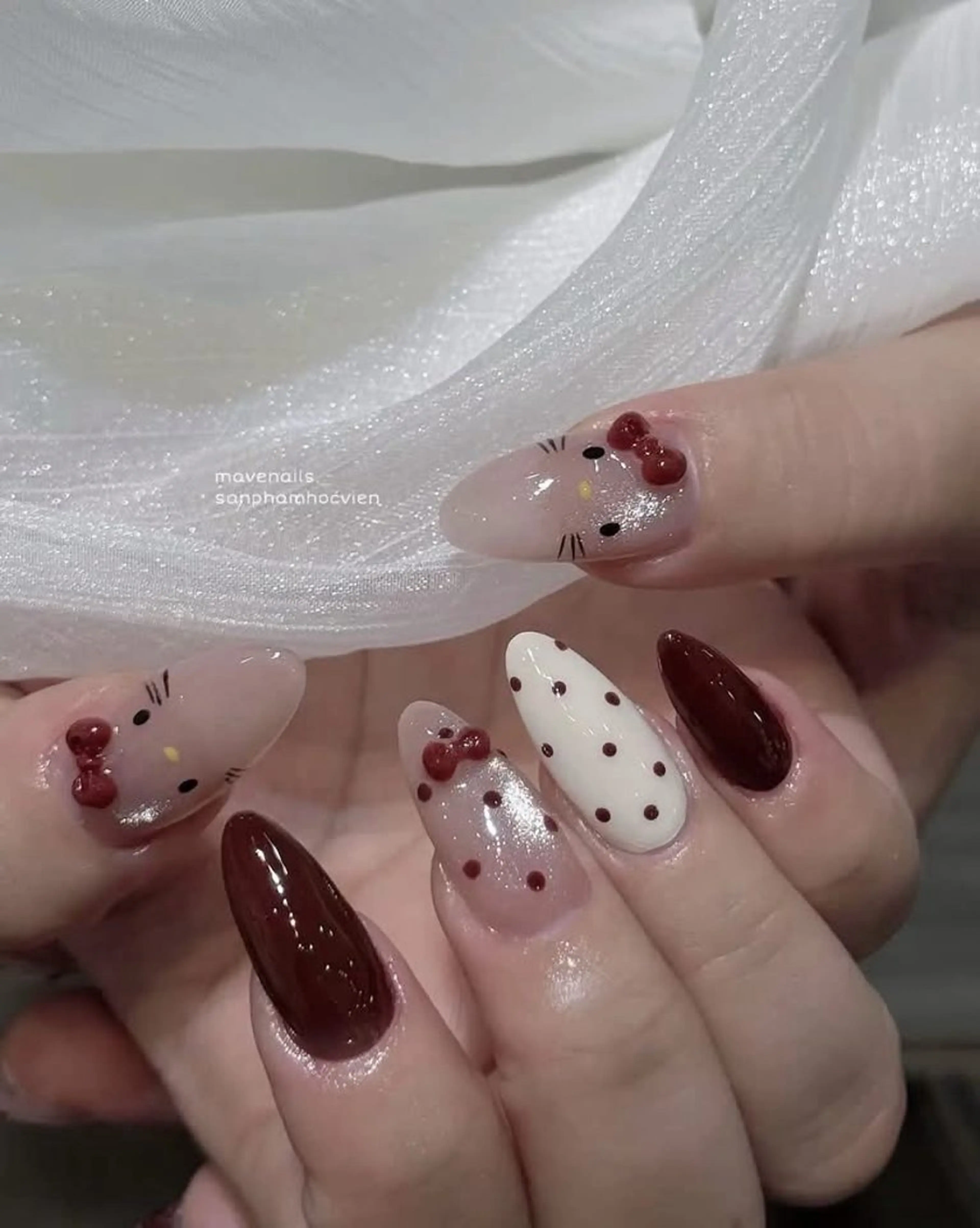 ネイル 韓国ネイル ワンホンネイル Kawaii _Nailのネイルデザイン