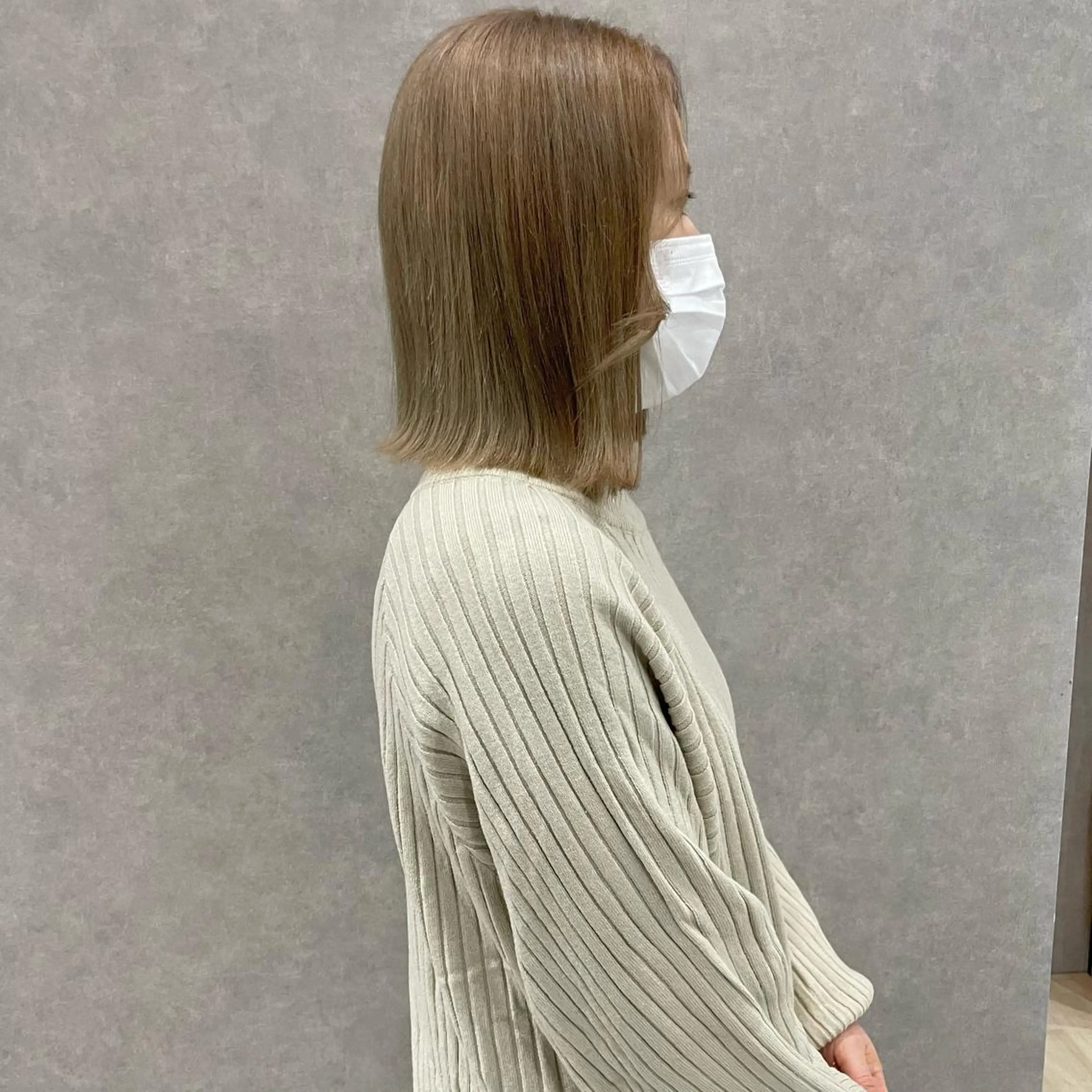 ミディアム カラー はちすか るかのヘアスタイル