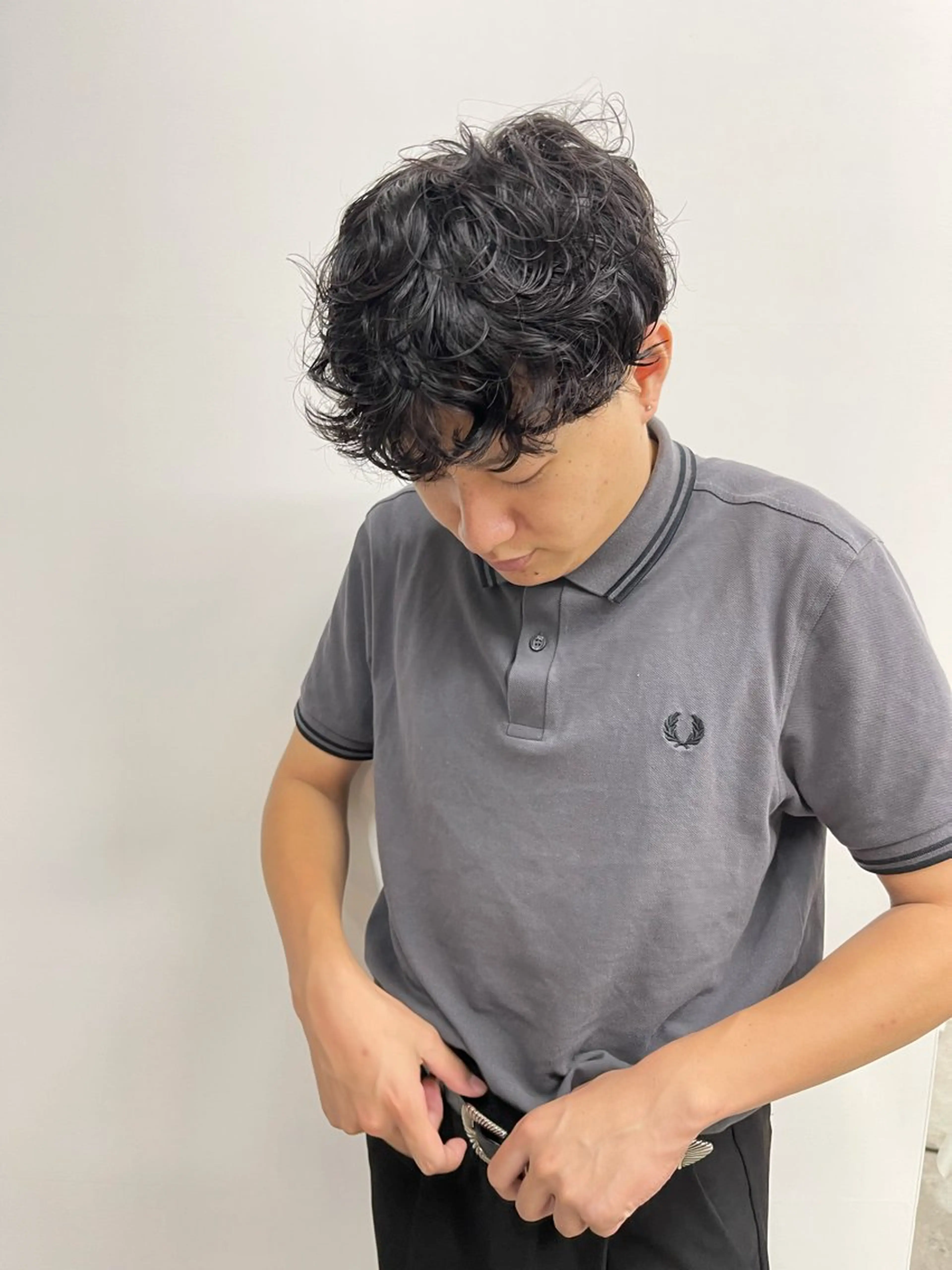 パーマ メンズ Terve.野崎 真里奈のヘアスタイル