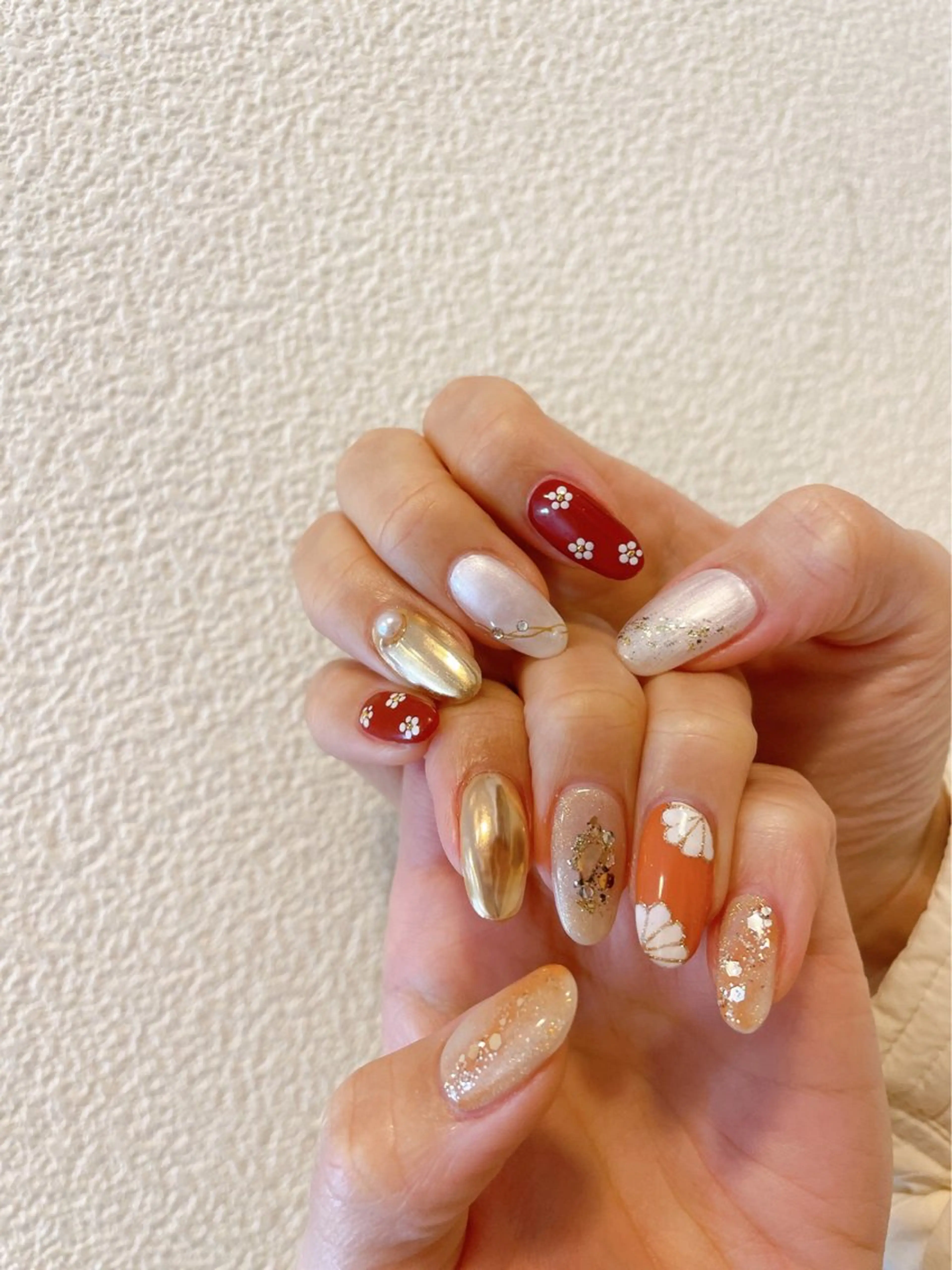 ネイル ジェルネイル マグネットネイル パラジェル バレンタイン ワンホンネイル ハンドネイル kiki nail &brow二子玉川の眉毛・アイブロウイメージ