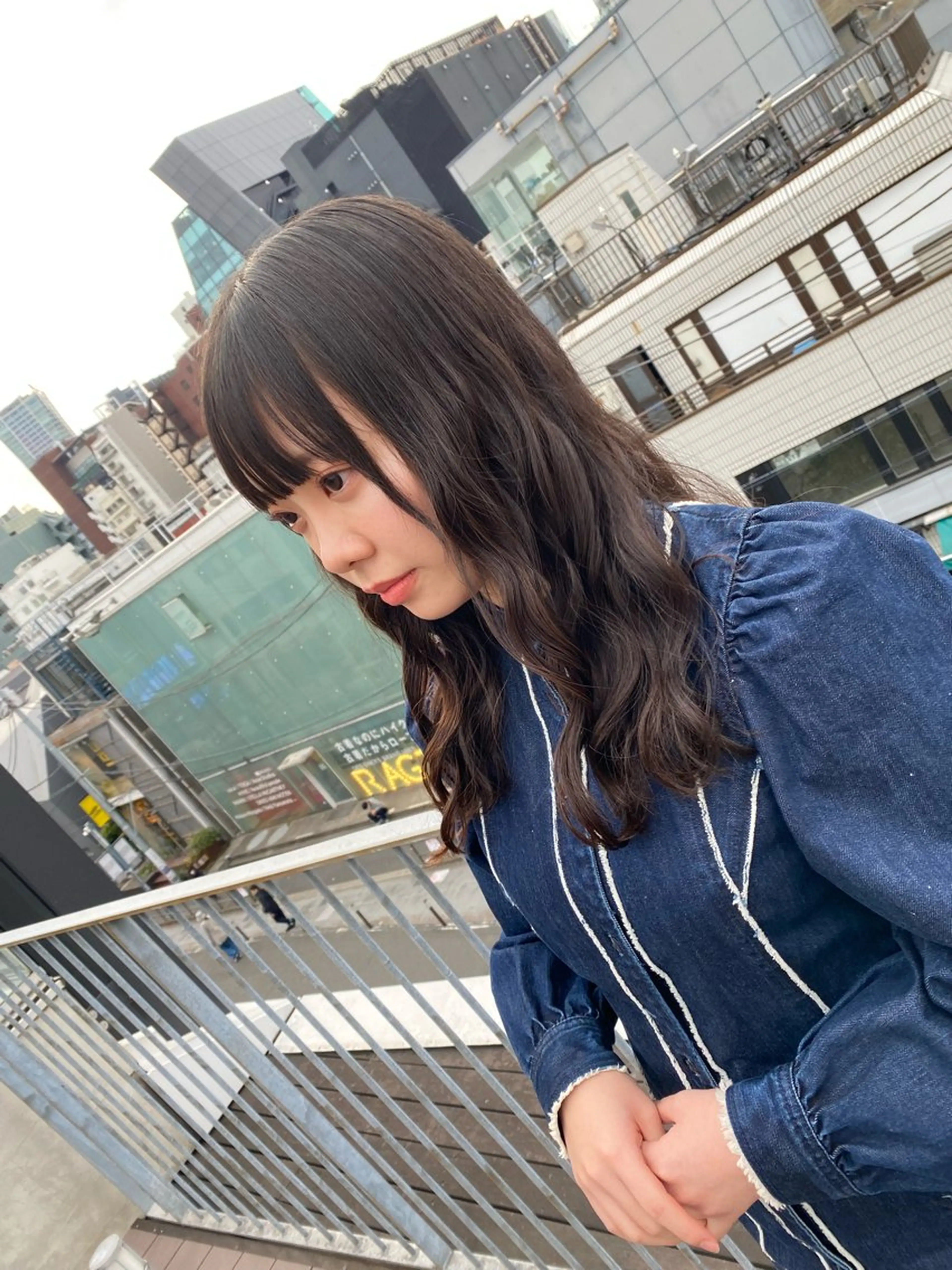 ロング パーマ カット パーマ コテ巻き風パーマ✨ かつみのヘアスタイル