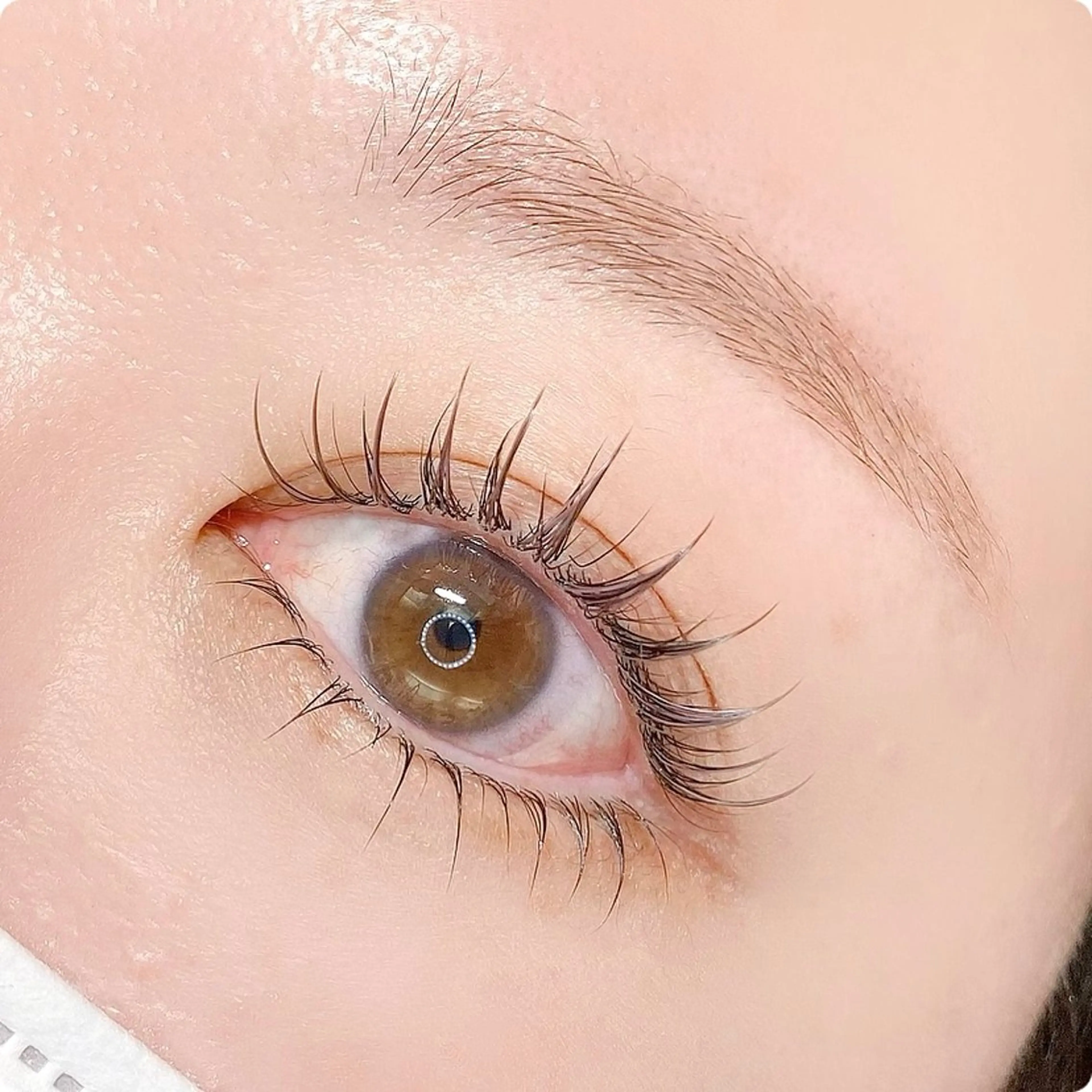 マツエク・マツパ フラットラッシュ 下まつげエクステ 一重×まつ毛パーマ or LATTe 仙台店のマツエク・マツパデザイン