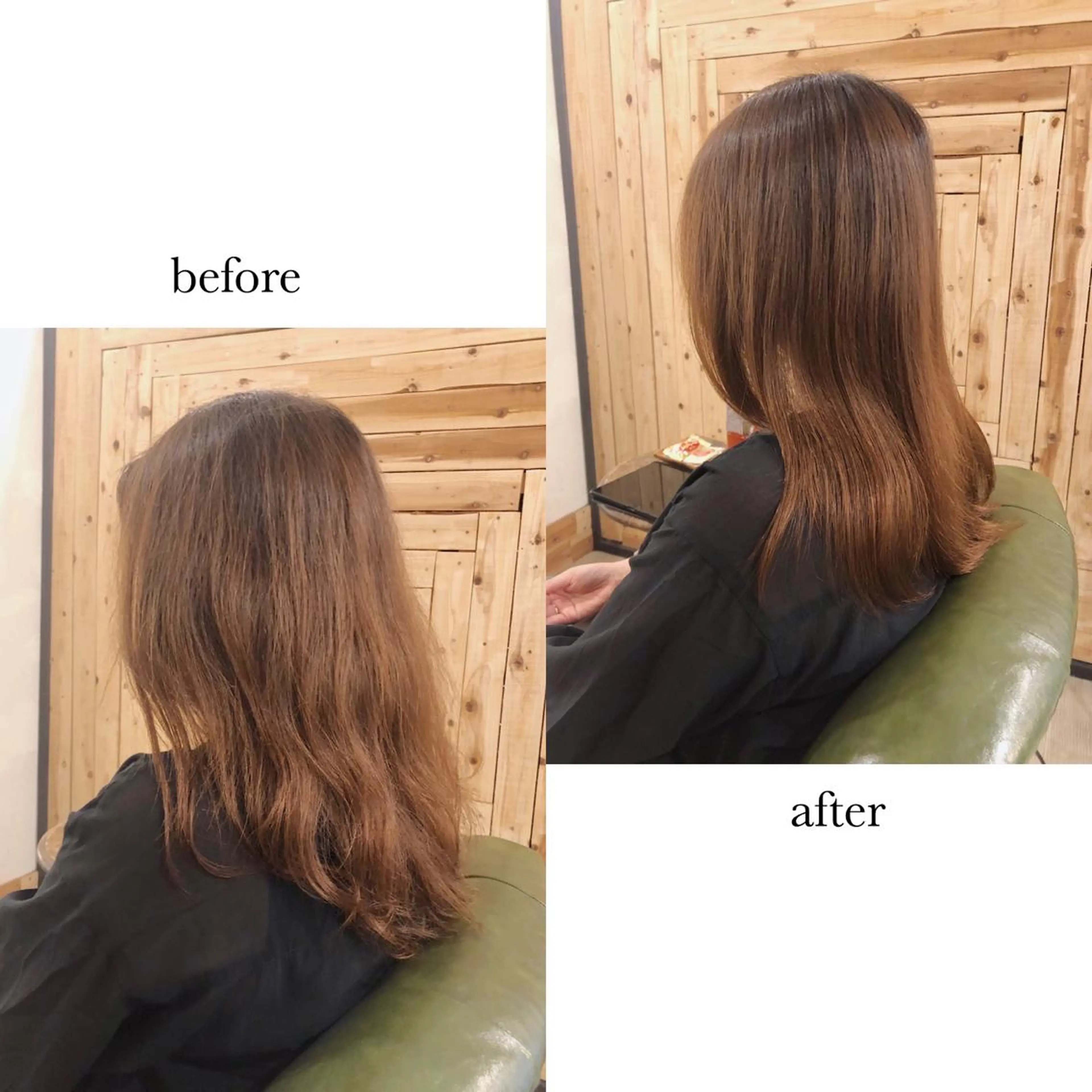 セミロング 髪質改善 縮毛矯正 カット 縮毛矯正 川間 将彦のヘアスタイル