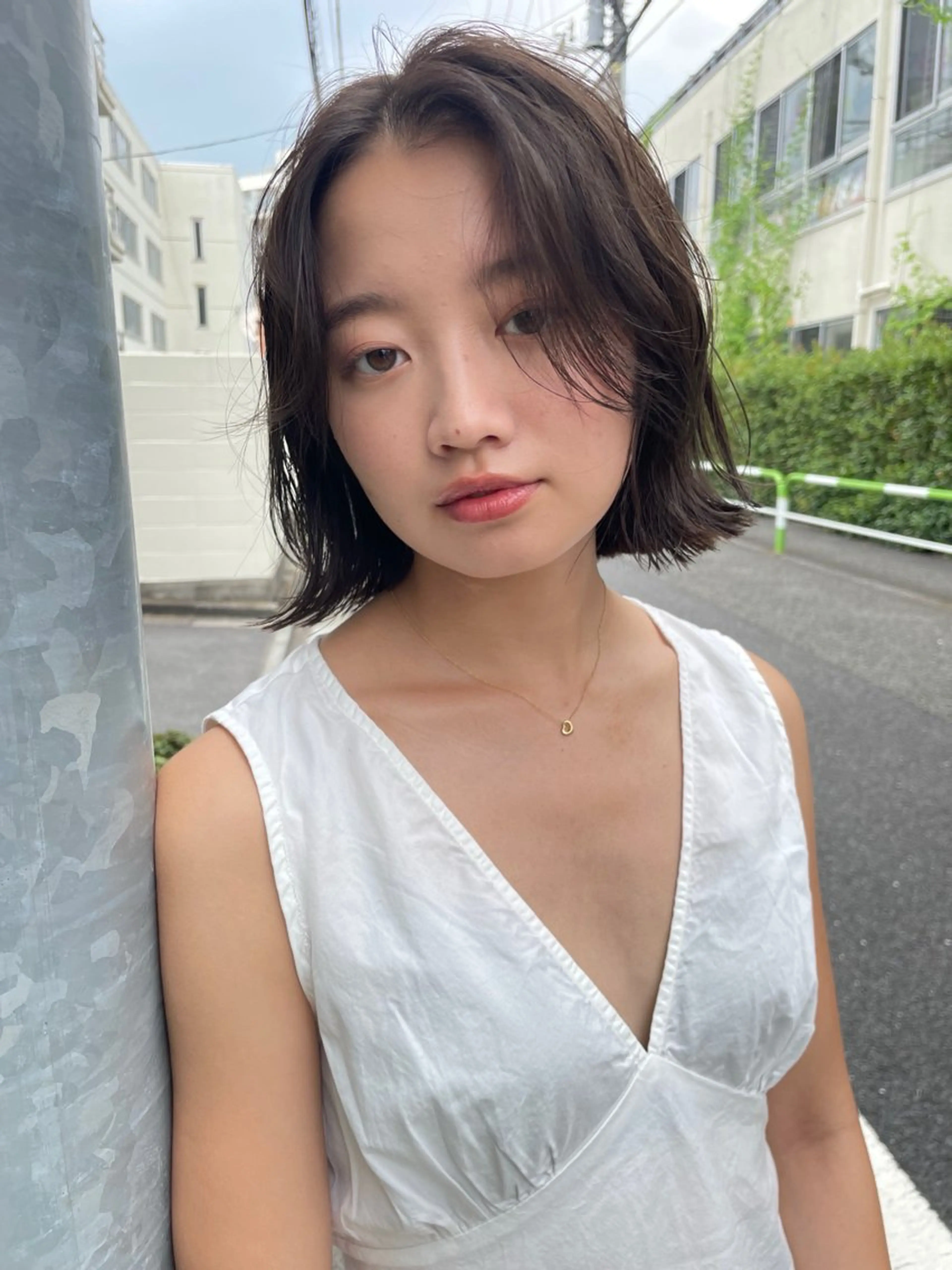 ミディアム カラー 森田 博樹のヘアスタイル