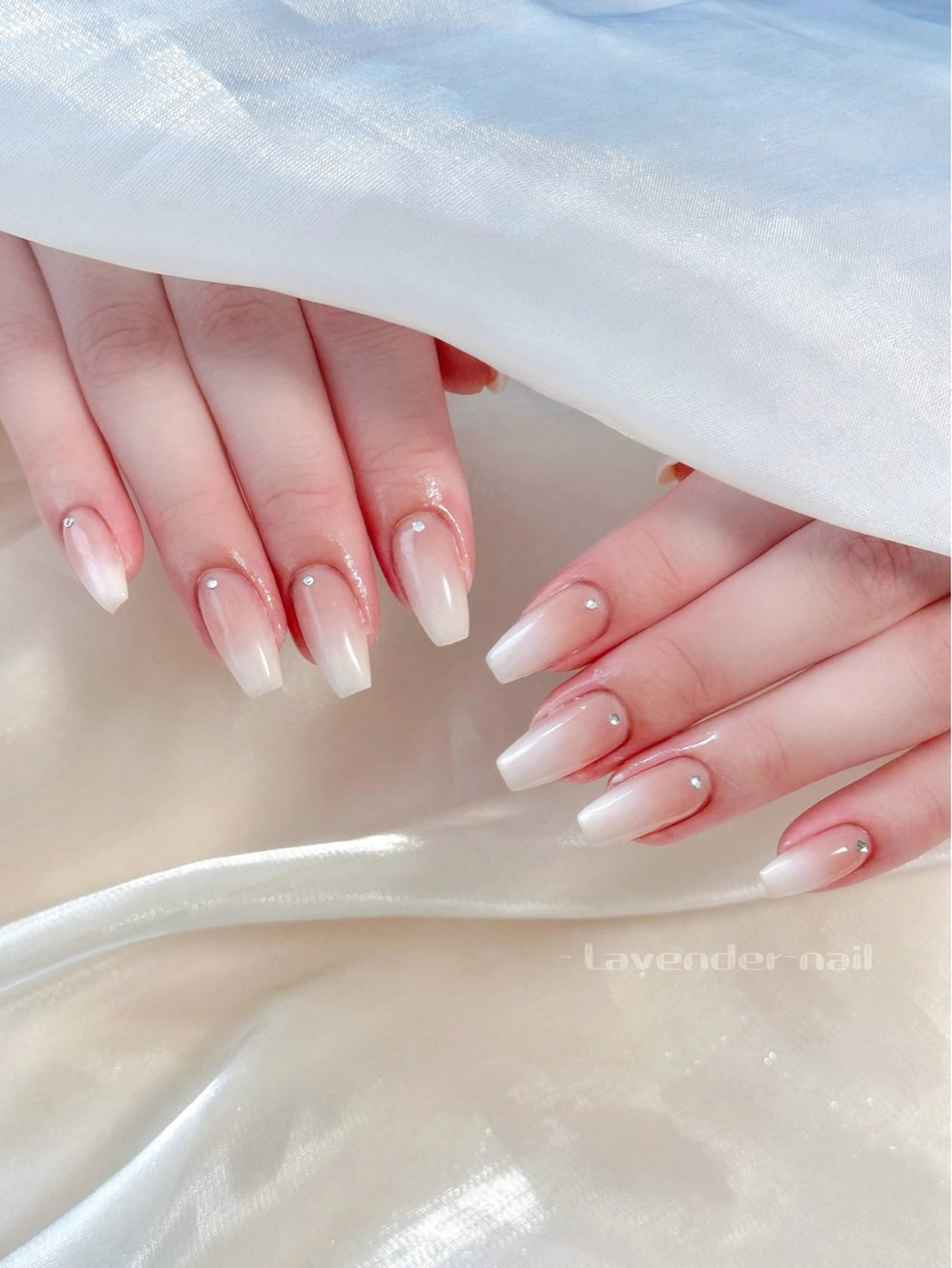 ネイル ハンドネイル Lavender nail·中島公園のネイルデザイン