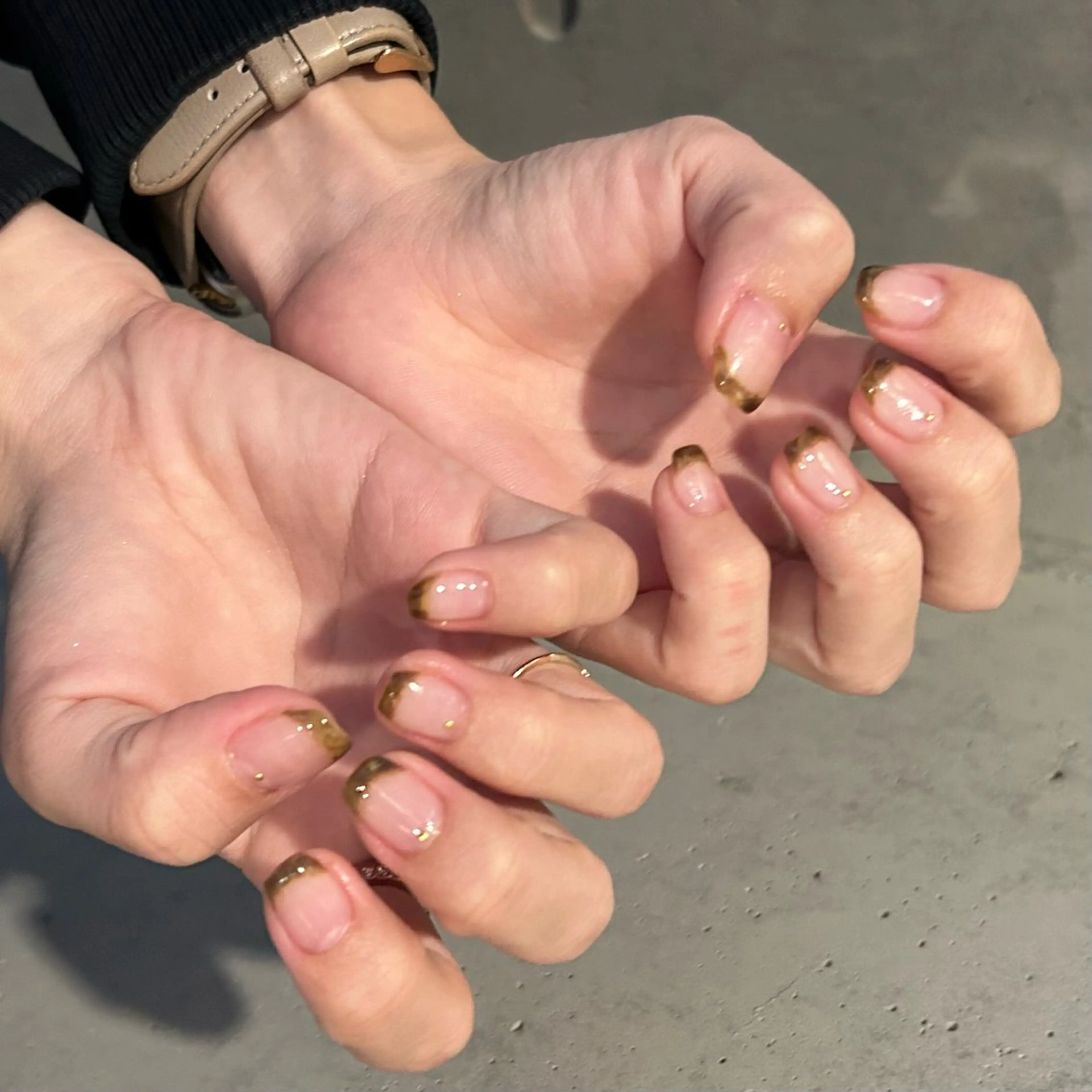 【全員OK】クリアベース＋べっ甲フレンチ💍の写真