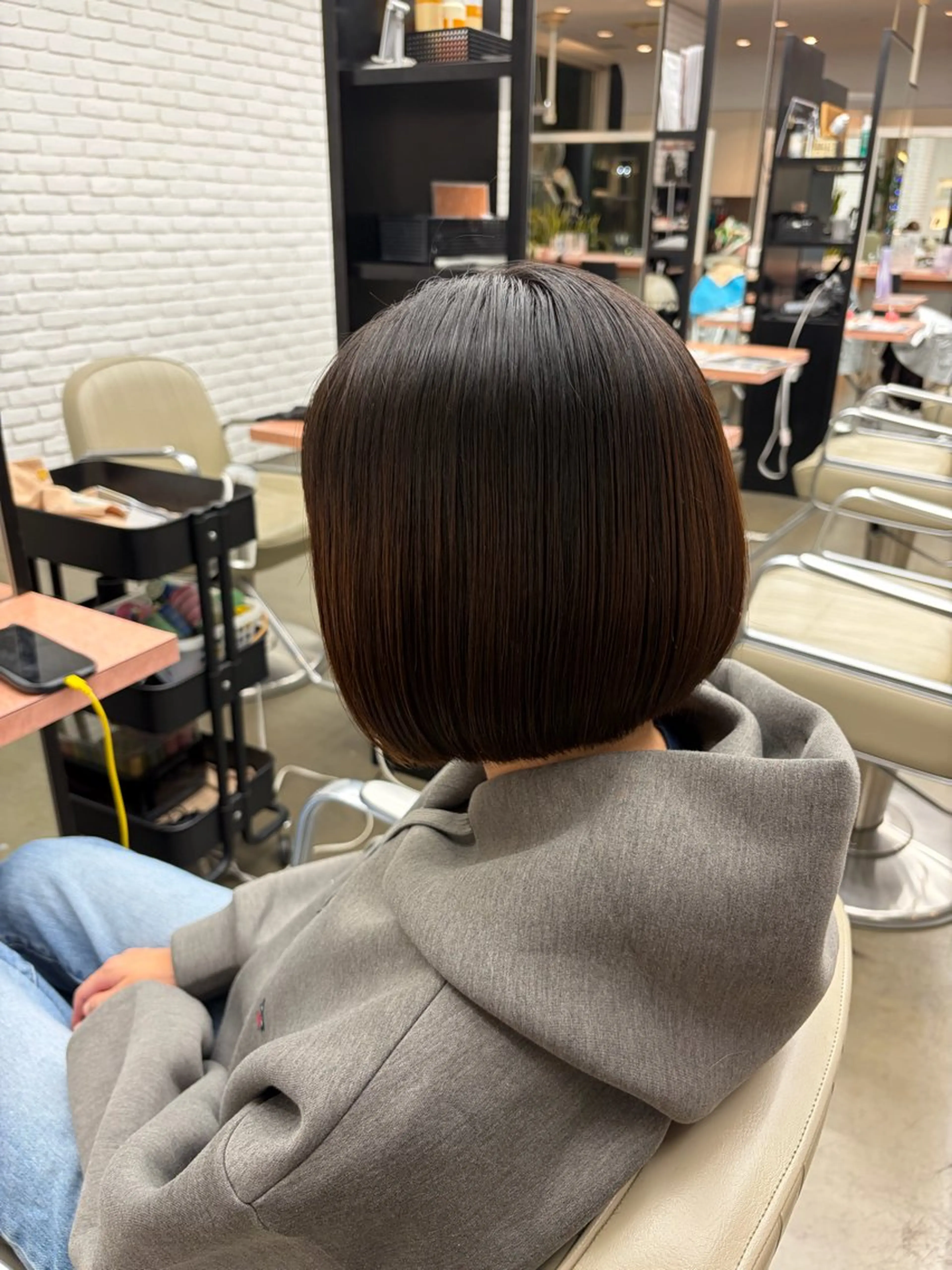 ショート ボブ 🎧ayaka/ボブ /透明感カラー🩵のヘアスタイル