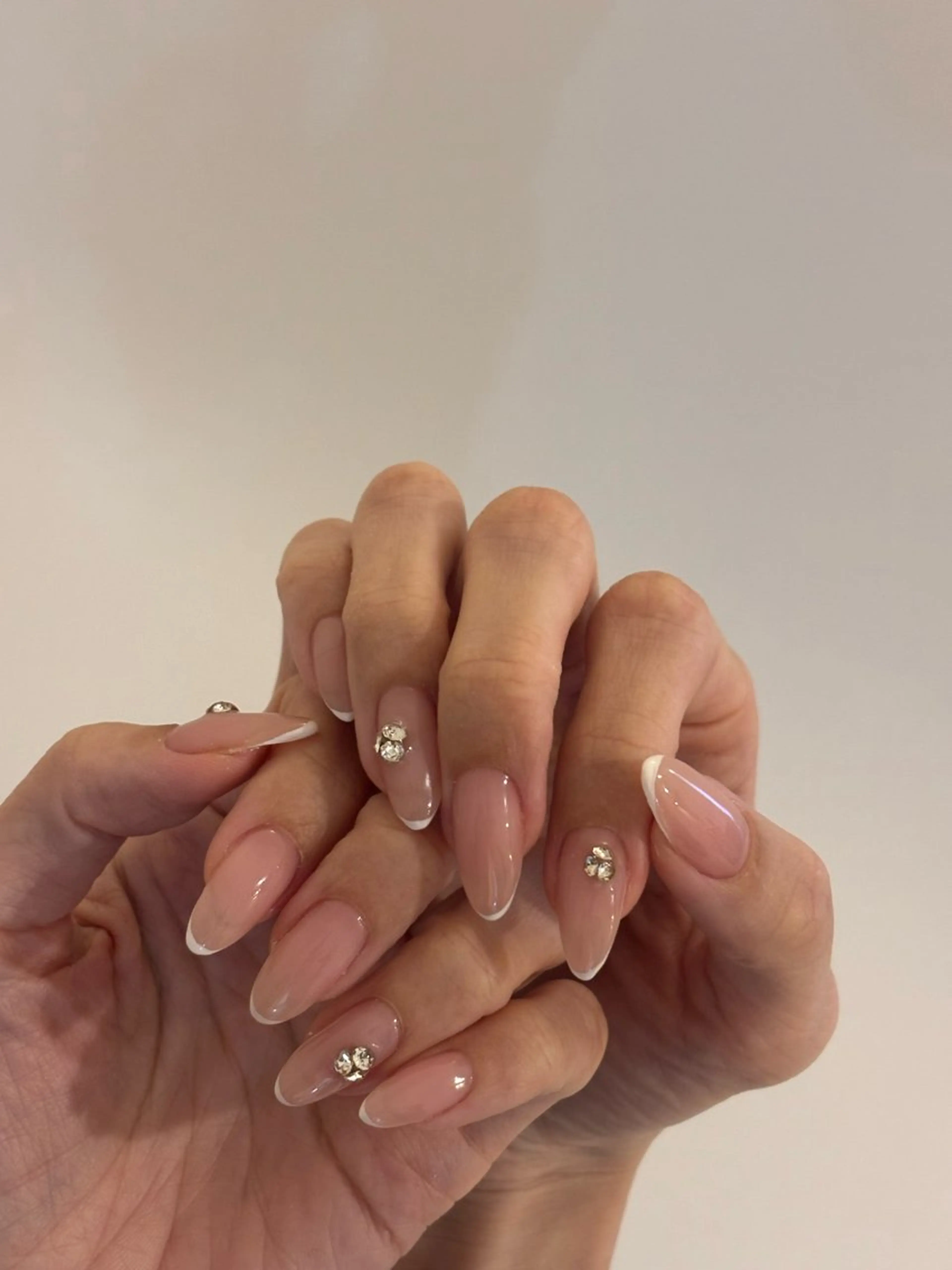 ネイル フレンチネイル 春ネイル ハンドネイル Elio所属・Elio 国泰寺のネイルデザイン