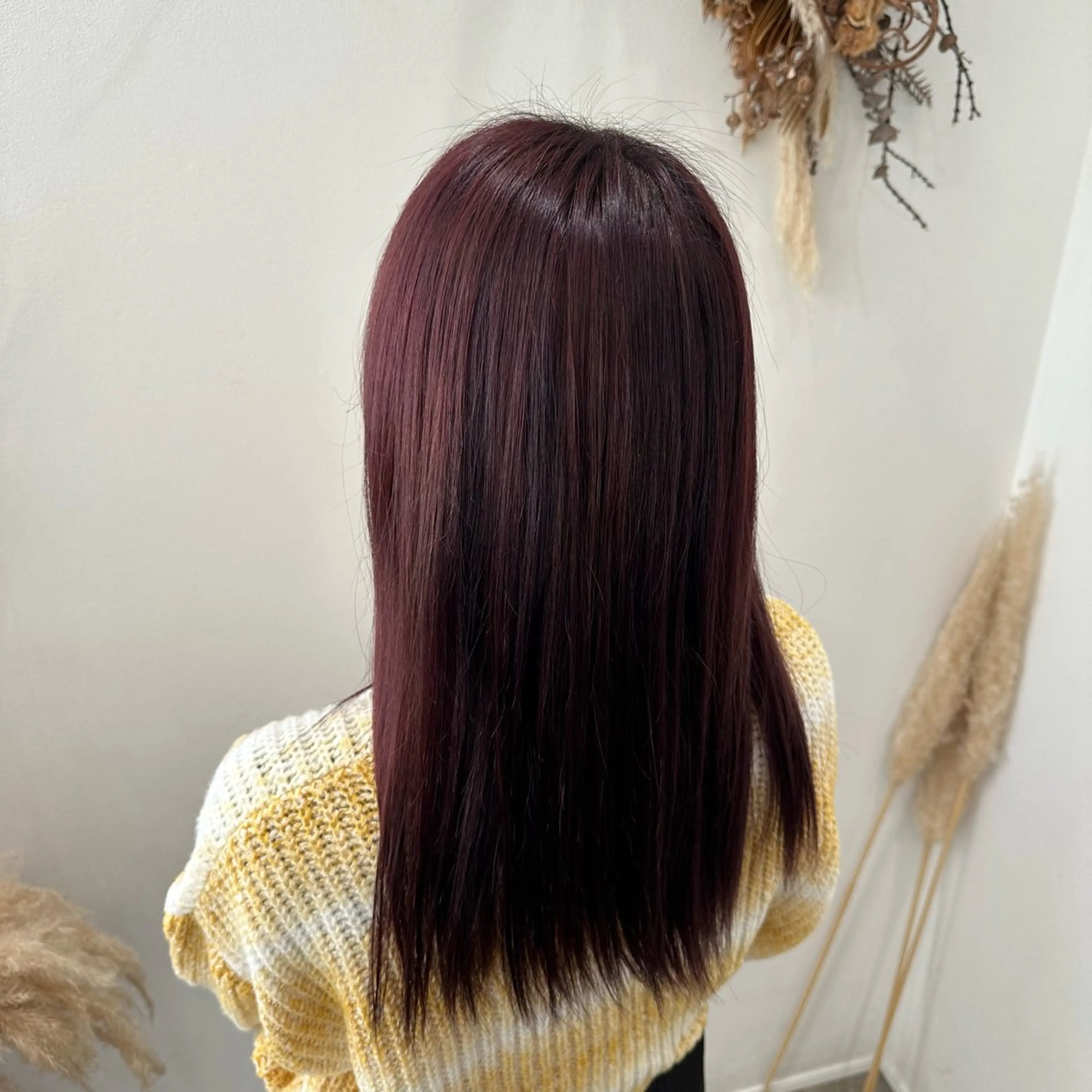 カラー ラベンダーカラー MIRUKA/ 暖色カラー/ベージュのヘアスタイル