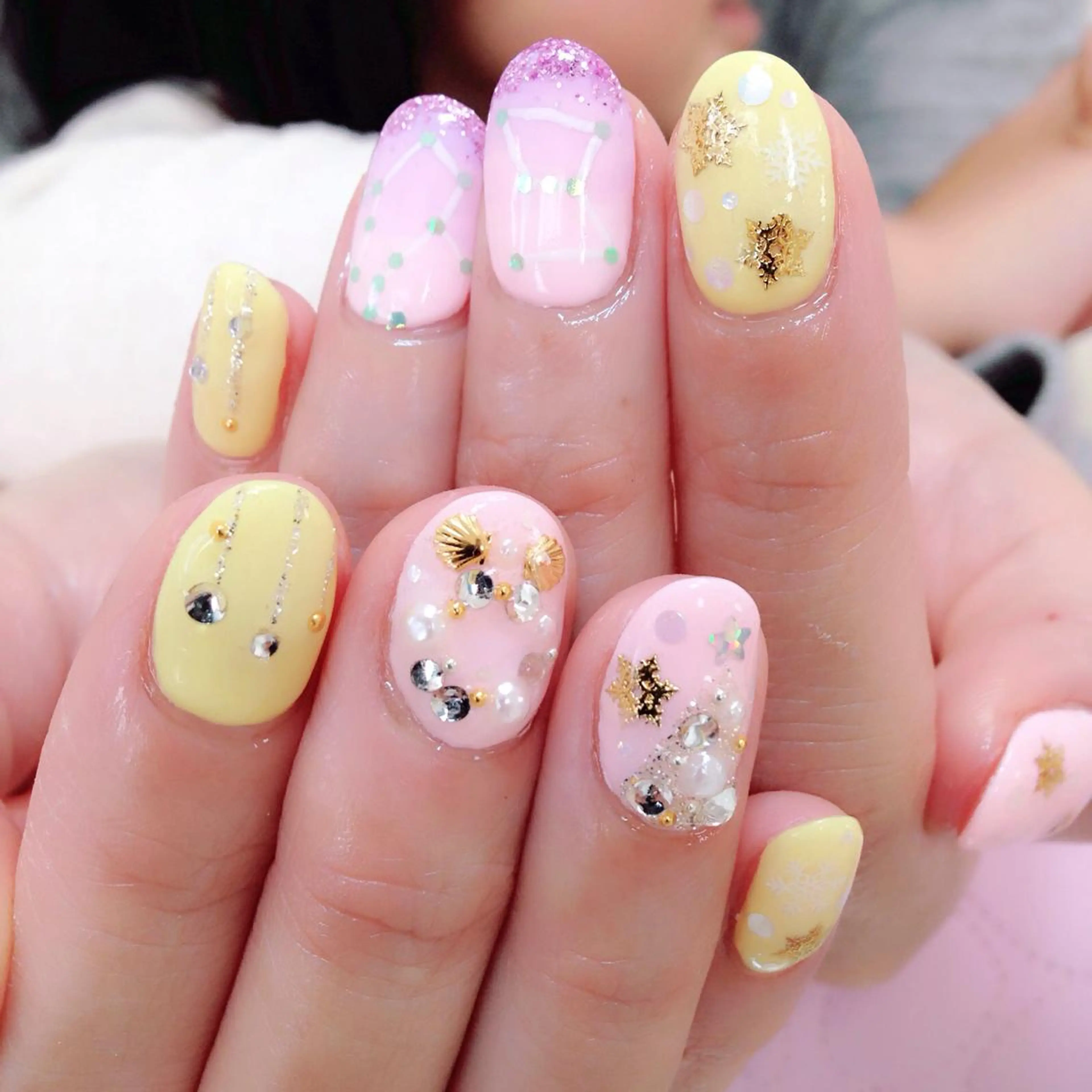 ネイル キラキラネイル 🩵池袋heart nail🩵のネイルデザイン