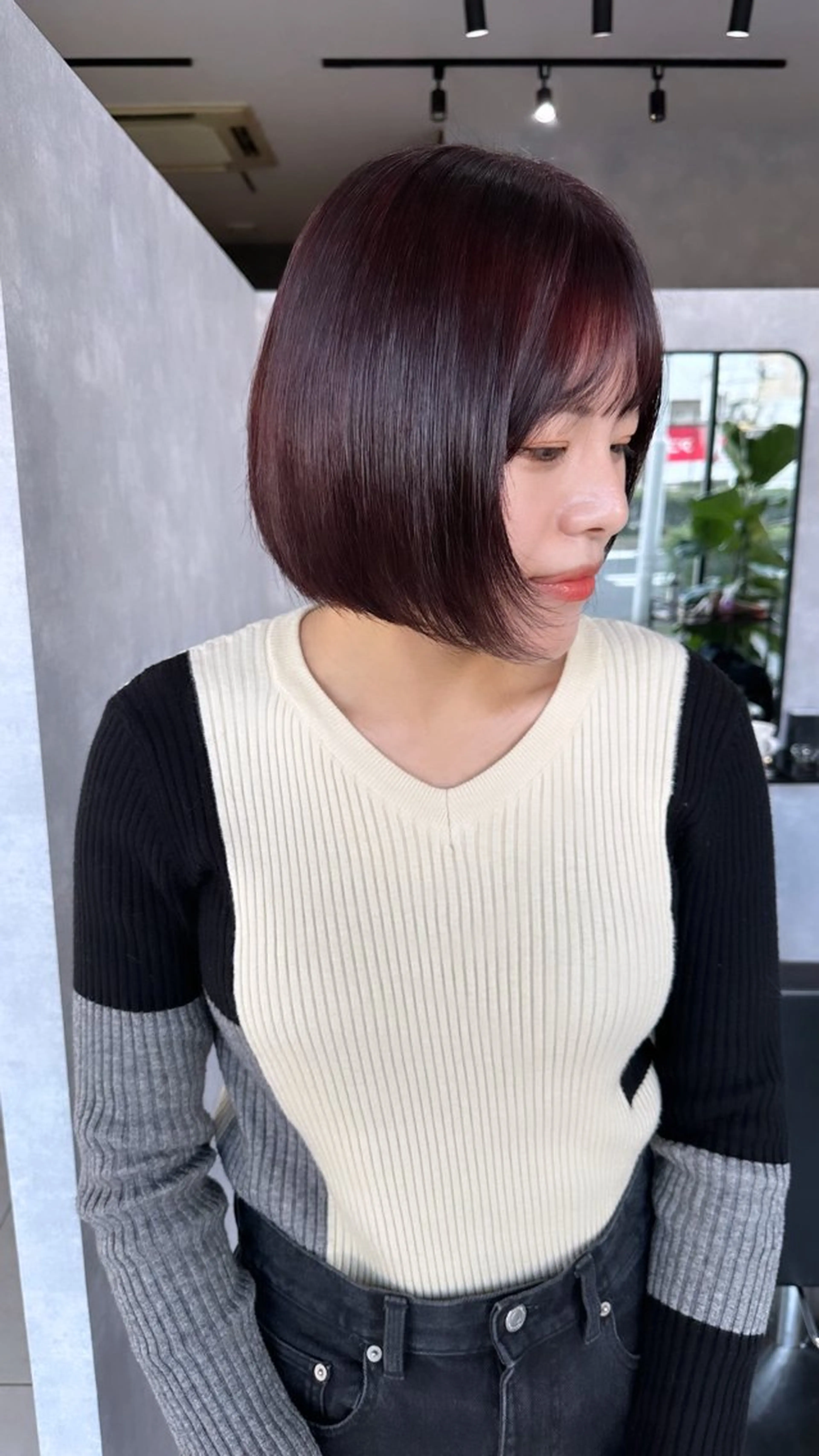 ミディアム カラー 透明感カラー/高畑 /名古屋/山口航輝のヘアスタイル