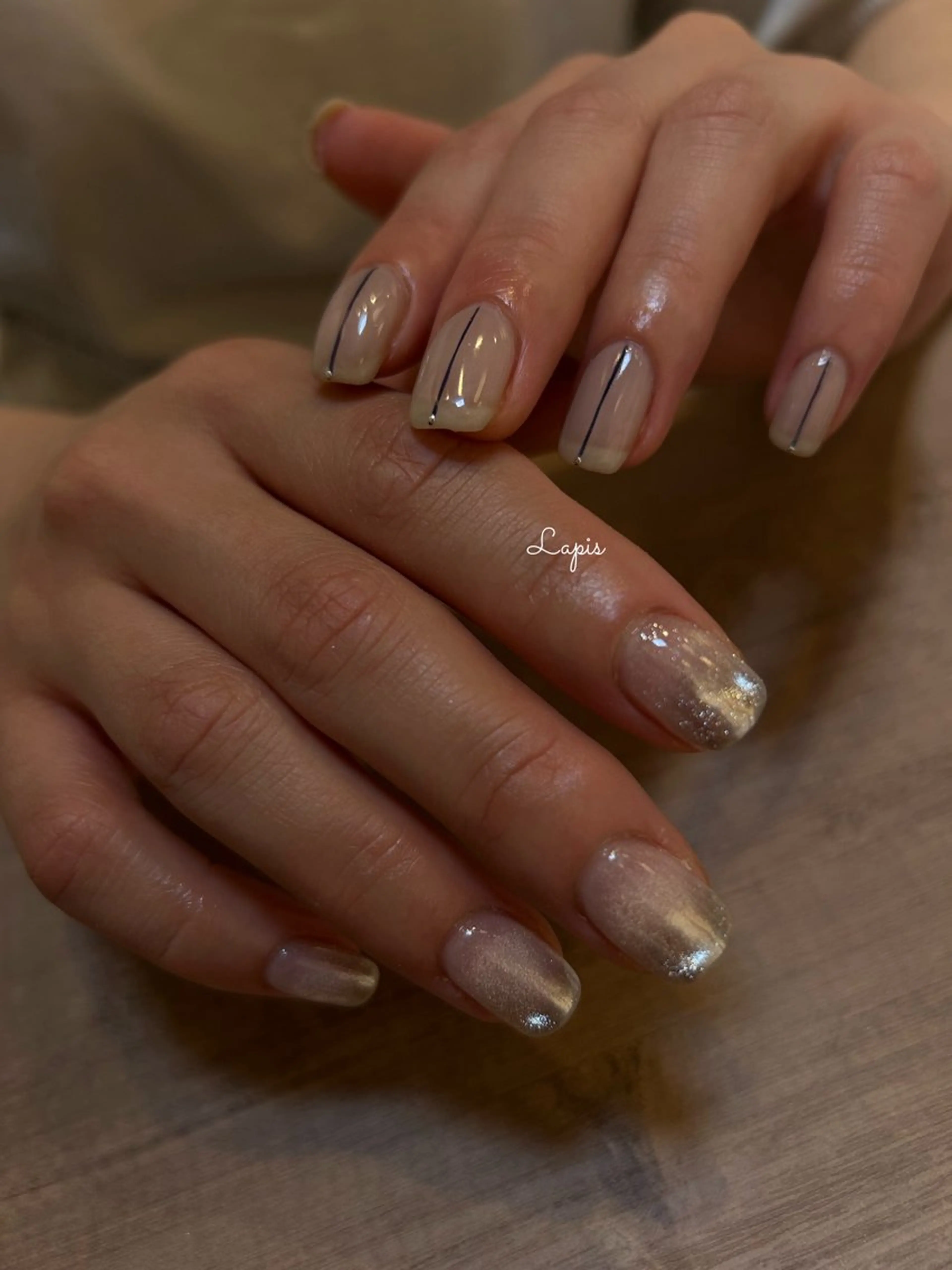 ネイル ハンドネイル Lapis *のネイルデザイン