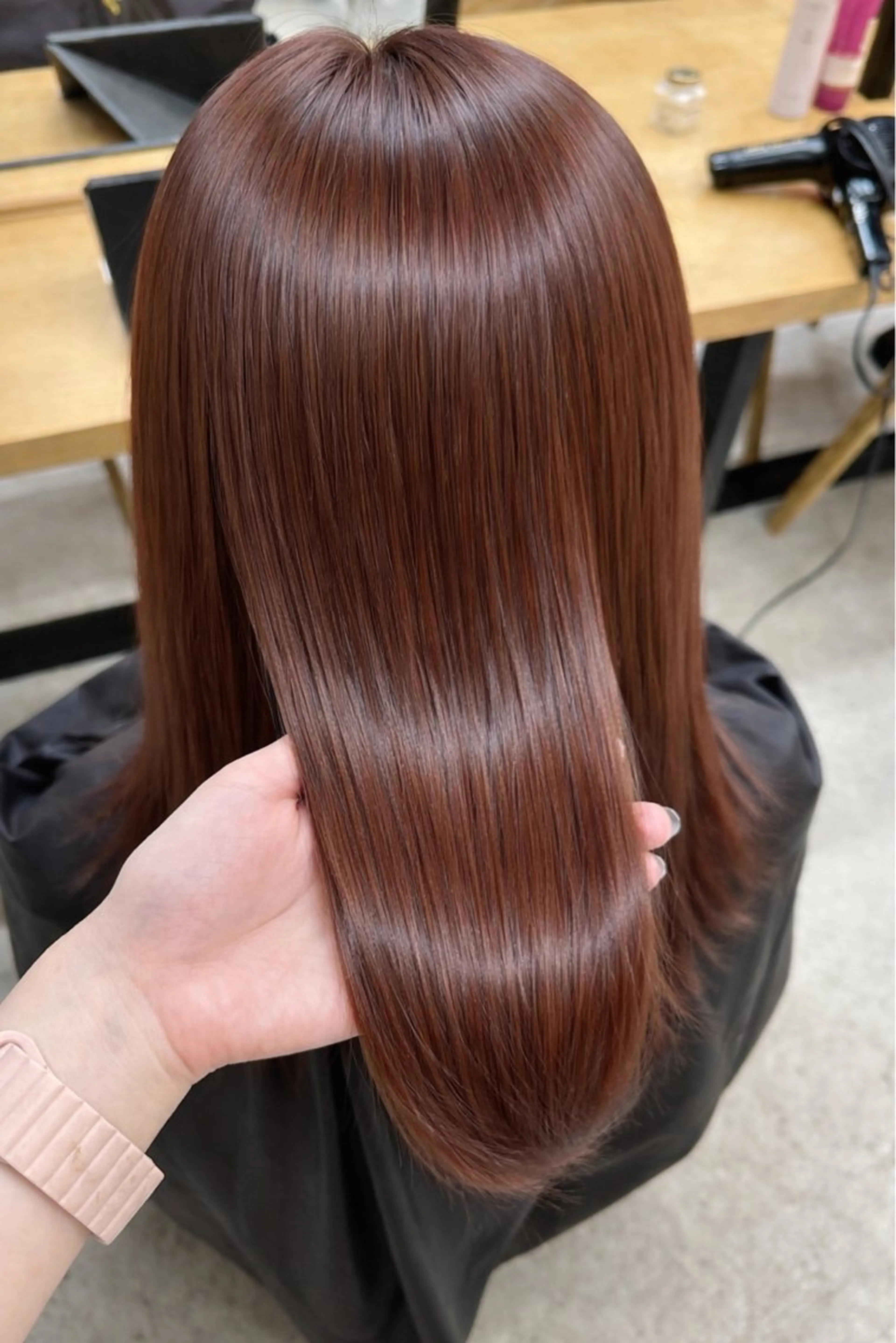 ミディアム カラー 🎀レイナ/透明感 /艶感/髪質改善🎀のヘアスタイル