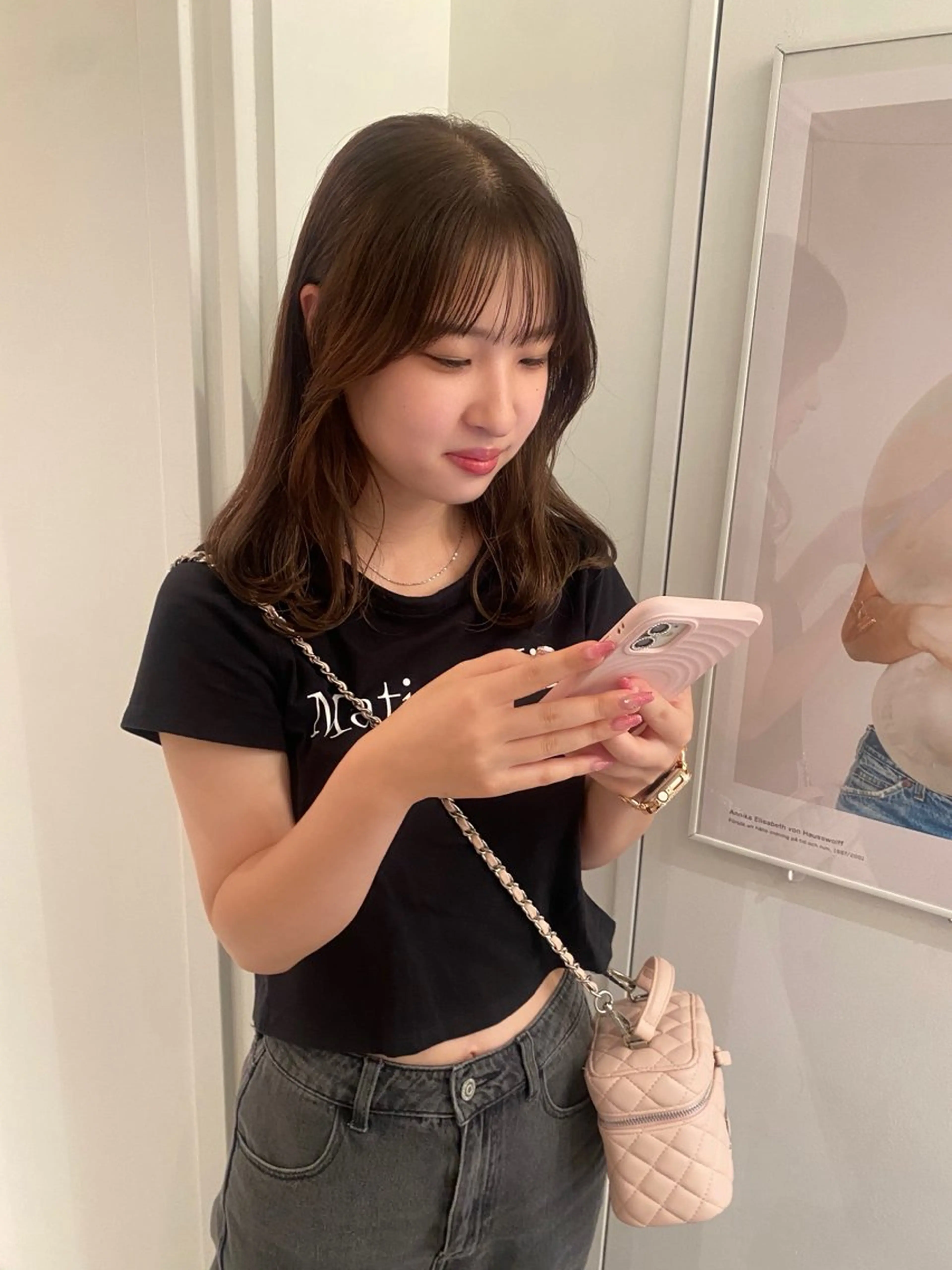 ミディアム カラー カット riria/ボブ /透明感カラー🎀のヘアスタイル