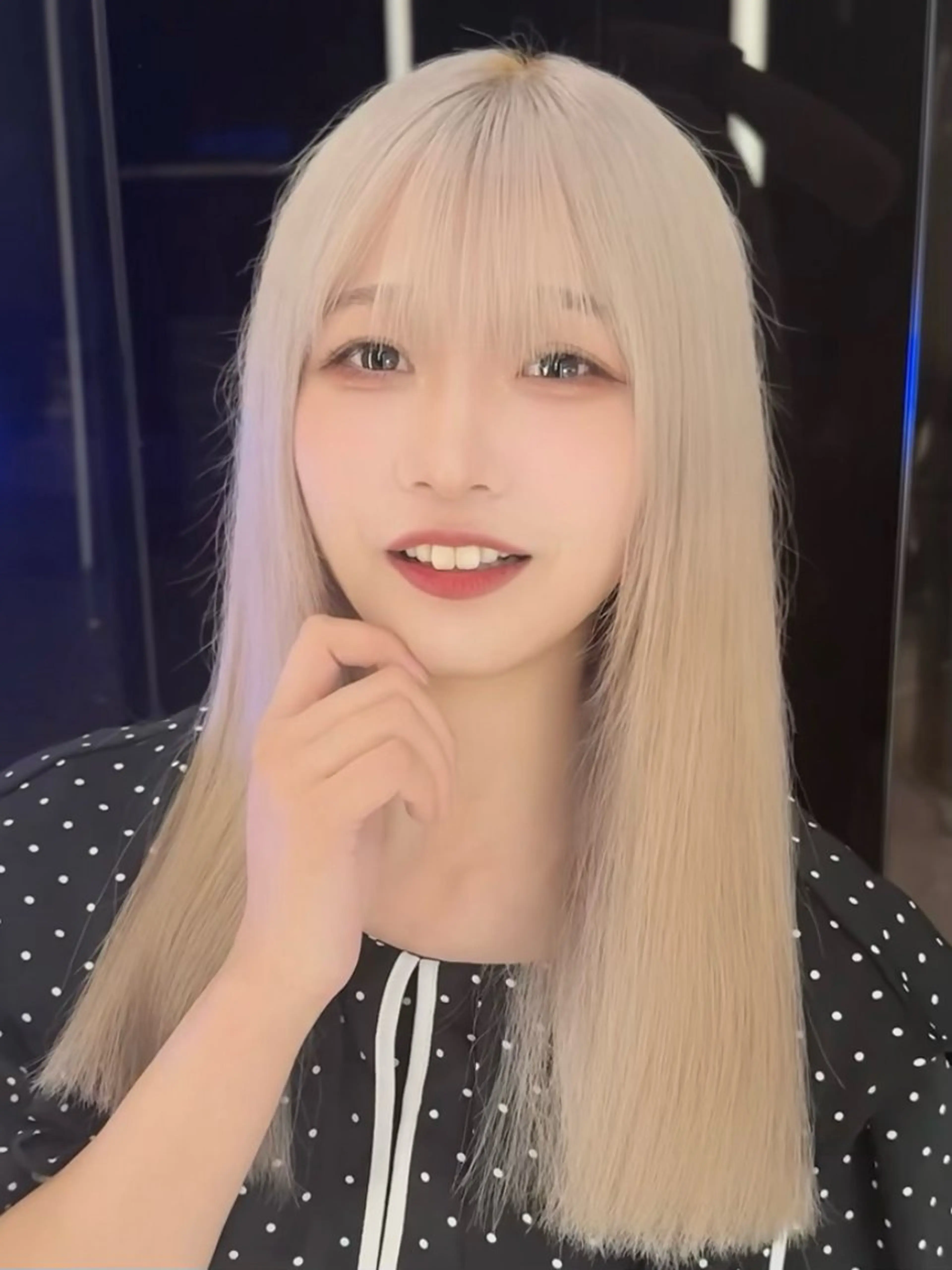 ロング カラー ブリーチ ケアブリーチ ヘアカラー REDEAL SHIBUYA所属・Rino/ハイトーン /ミルクティーカラーのヘアスタイル