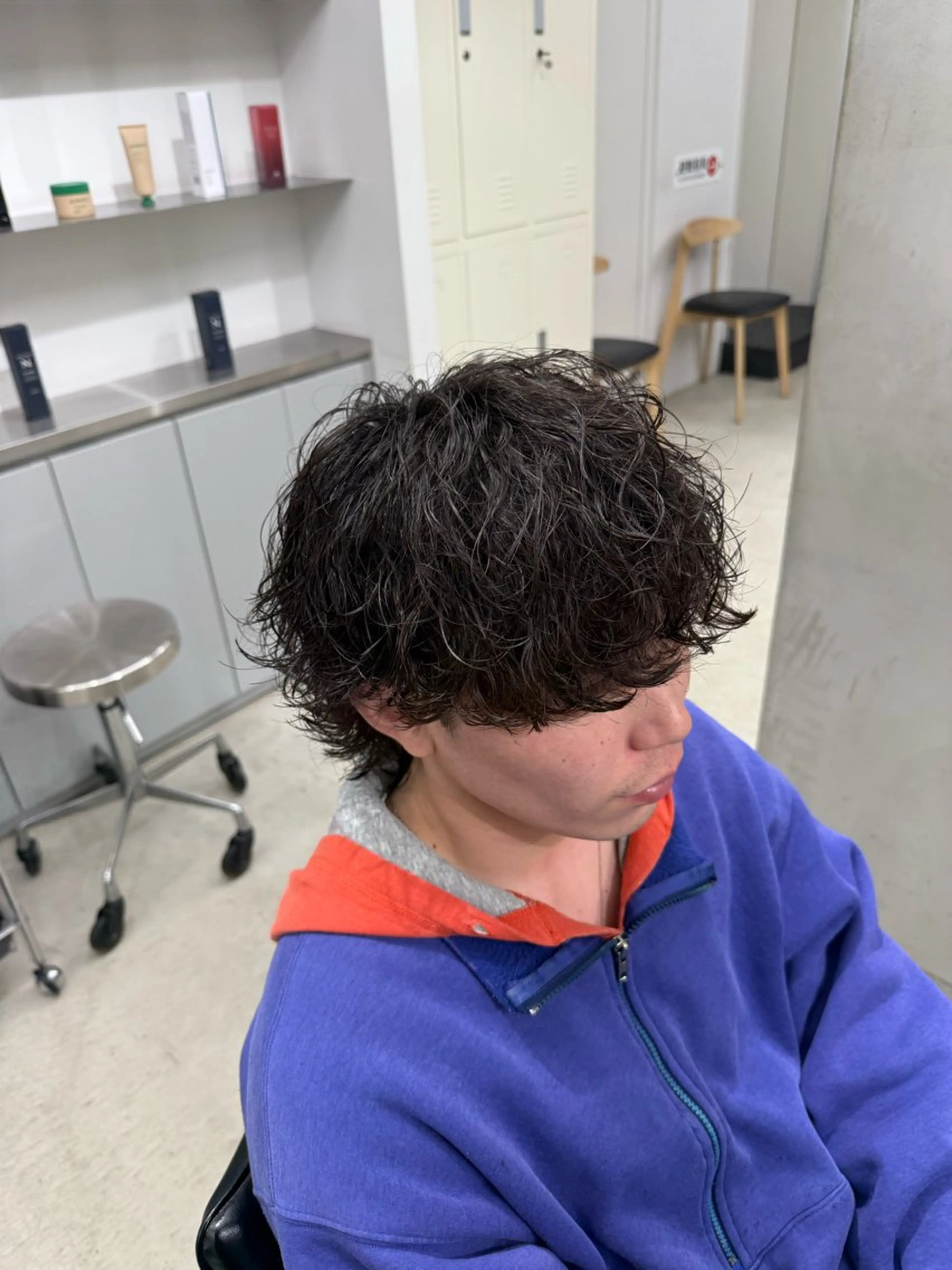 パーマ メンズ 深谷 侑亮のヘアスタイル