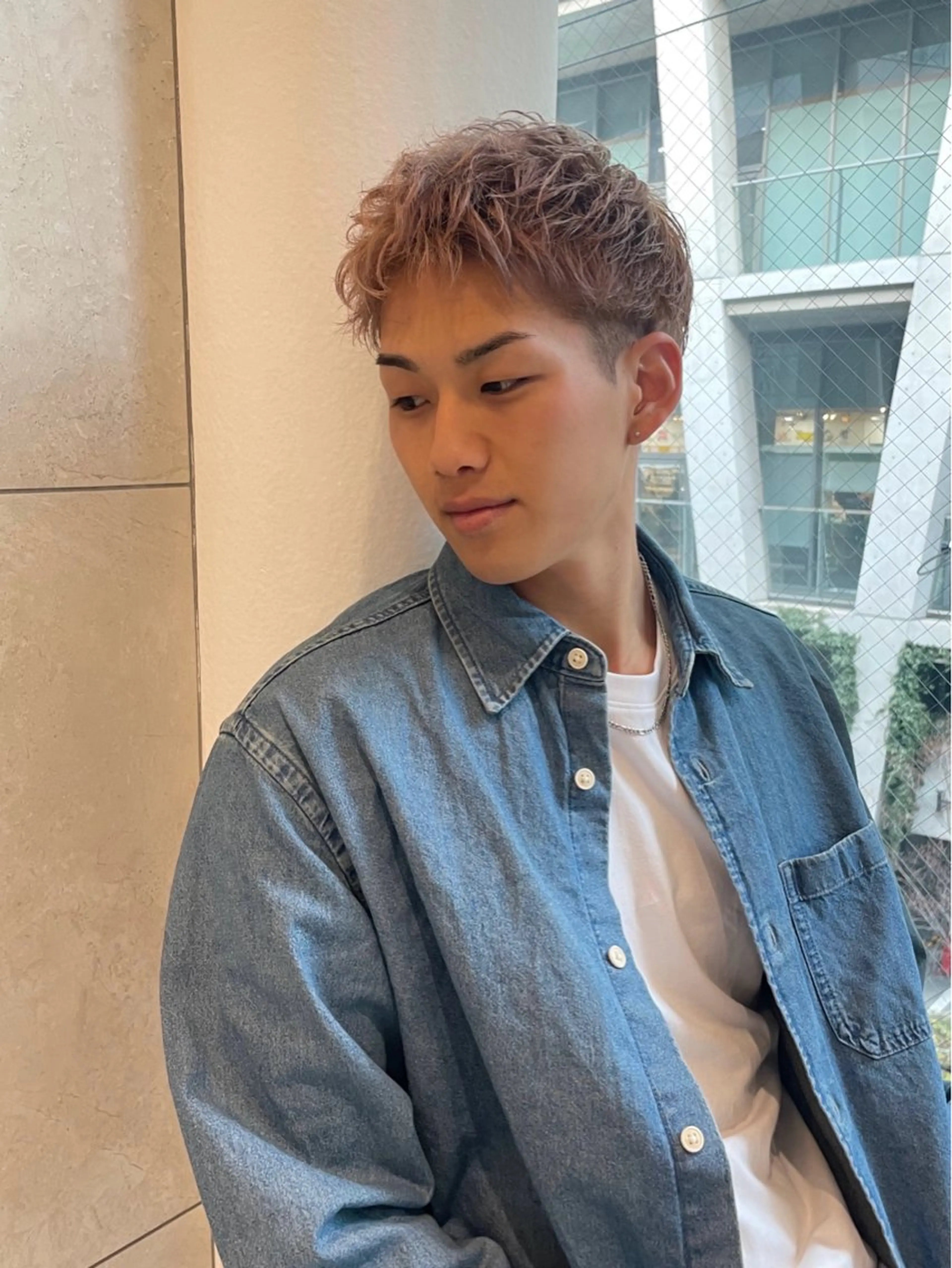 カラー メンズ 梅田美容室 SPADICユヅキ♠のヘアスタイル