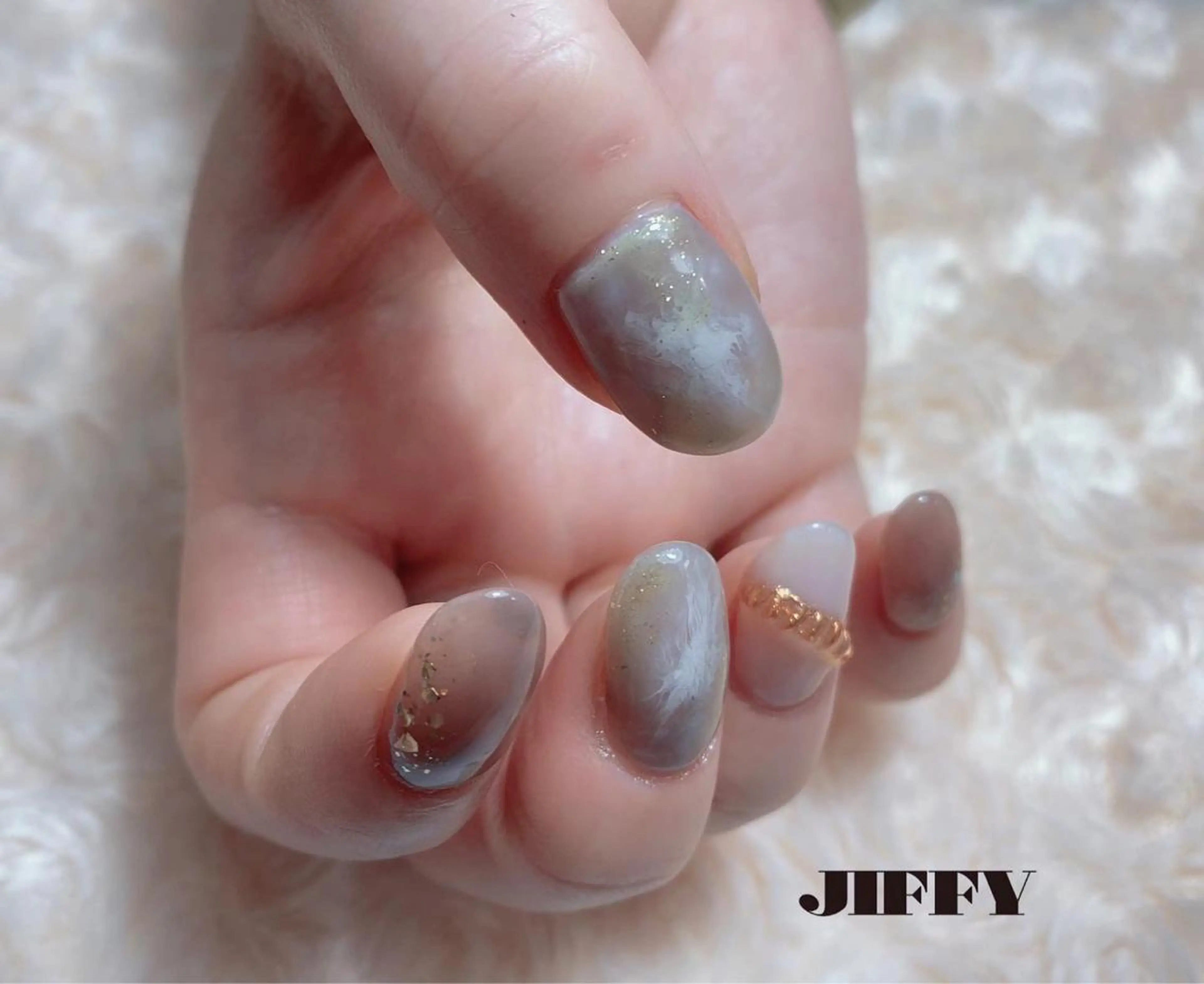 ネイル ニュアンスネイル JIFFY nailstudioのネイルデザイン