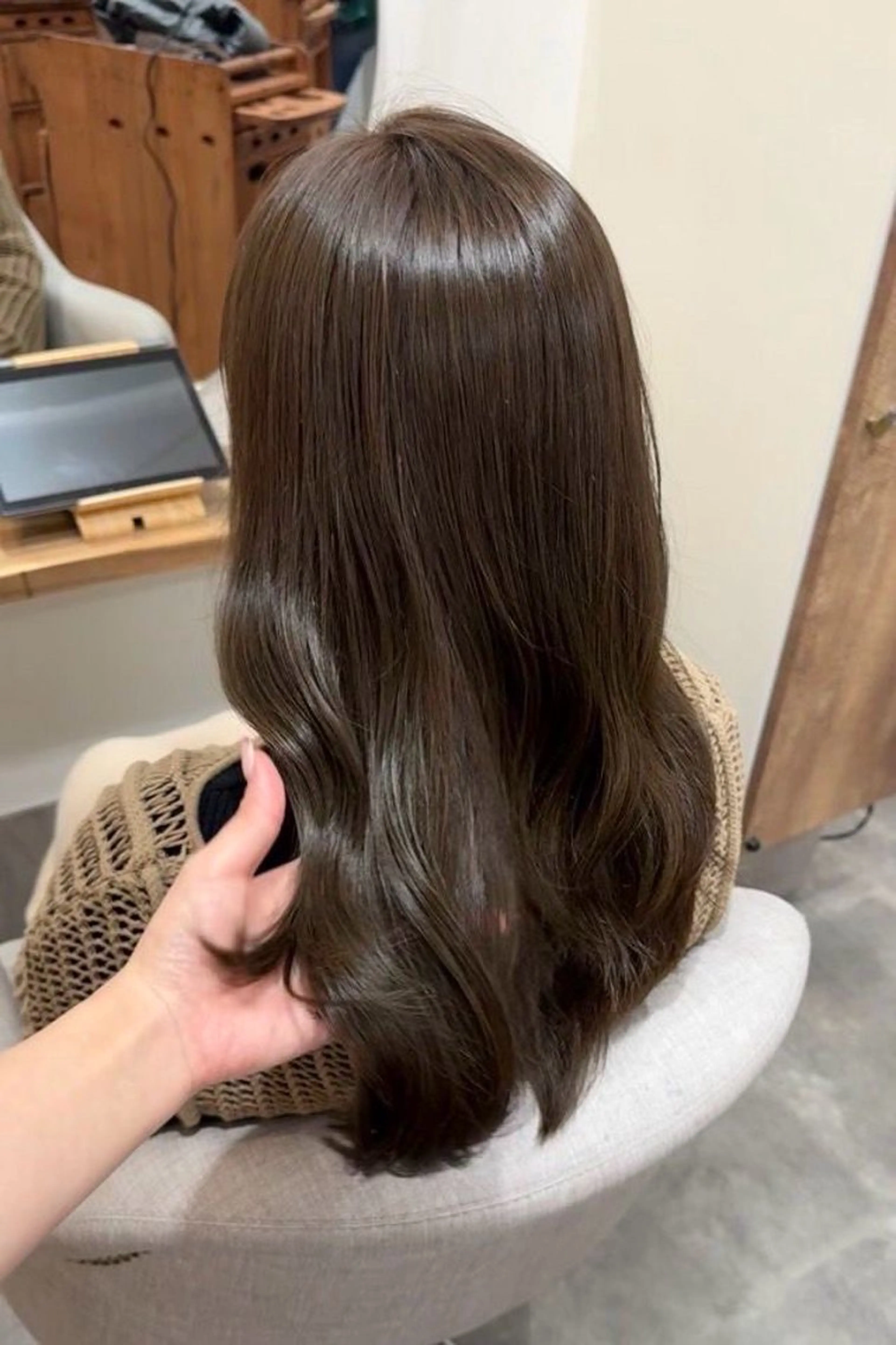 カラー ヘアカラー トリートメント ❄️透明感カラー❄️ しゅりのヘアスタイル