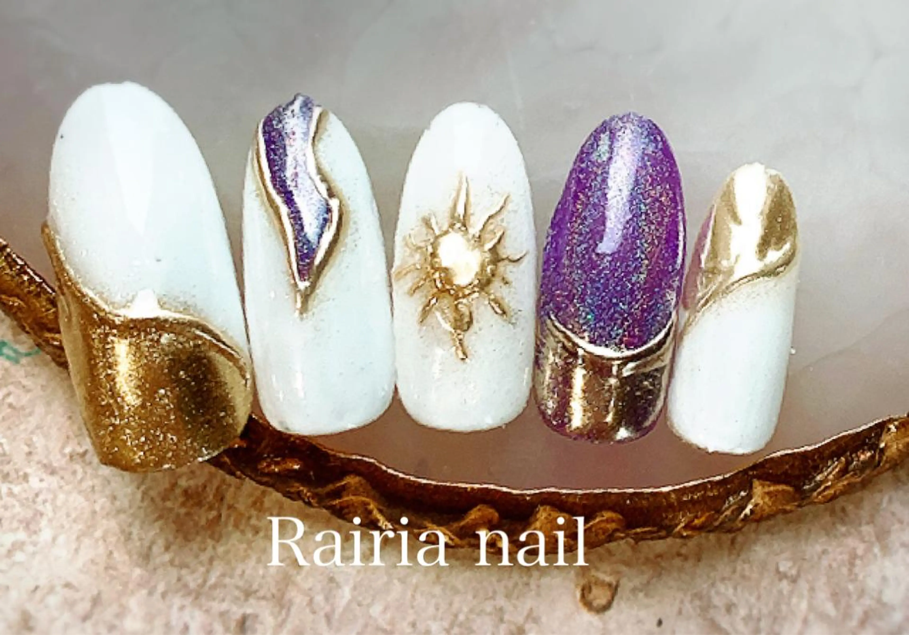 ネイル ジェルネイル パラジェル 夏ネイル Rairia nail本八幡店のネイルデザイン
