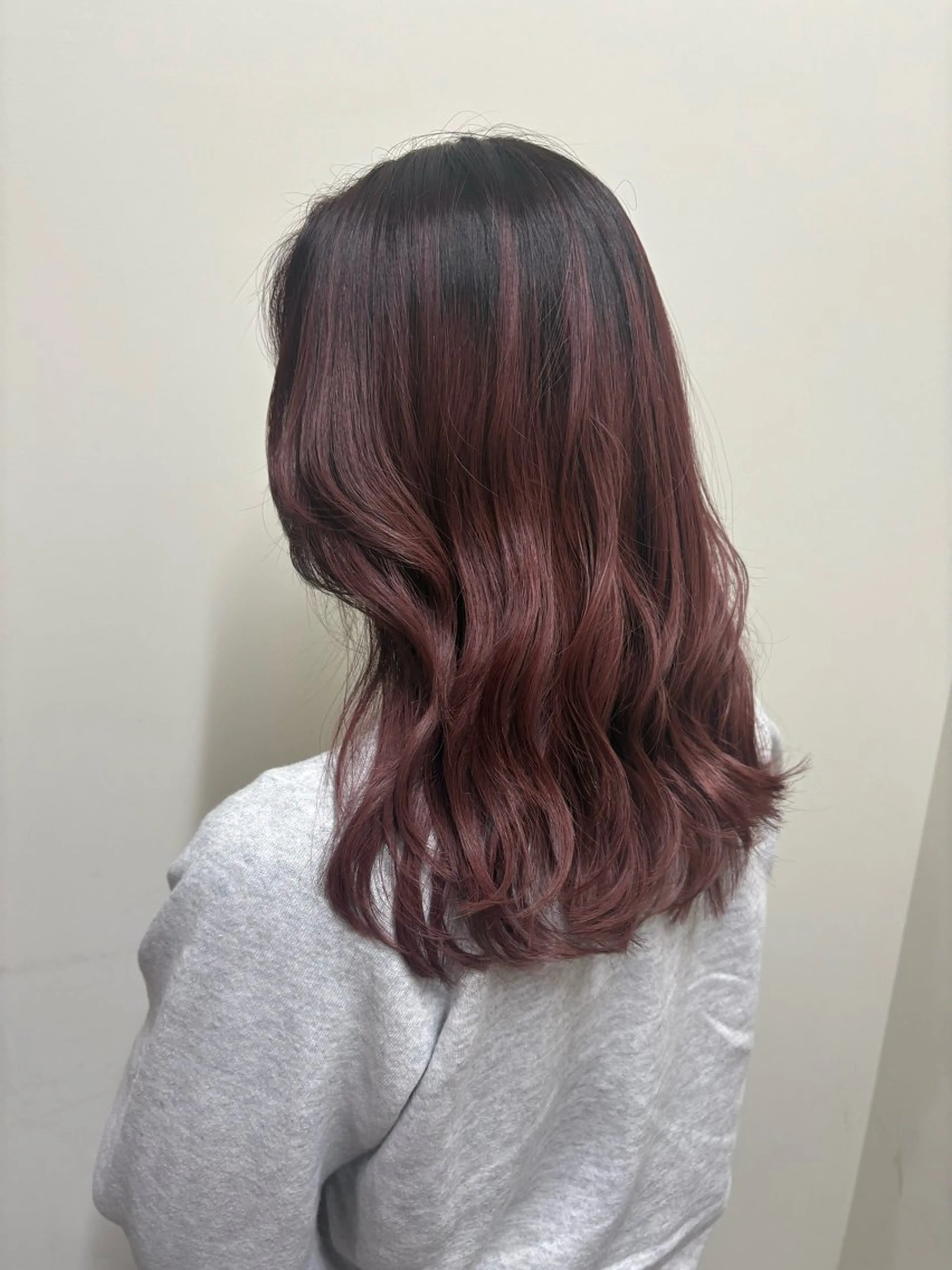 セミロング ミディアムレイヤー/ 艶カラーNorikaのヘアスタイル