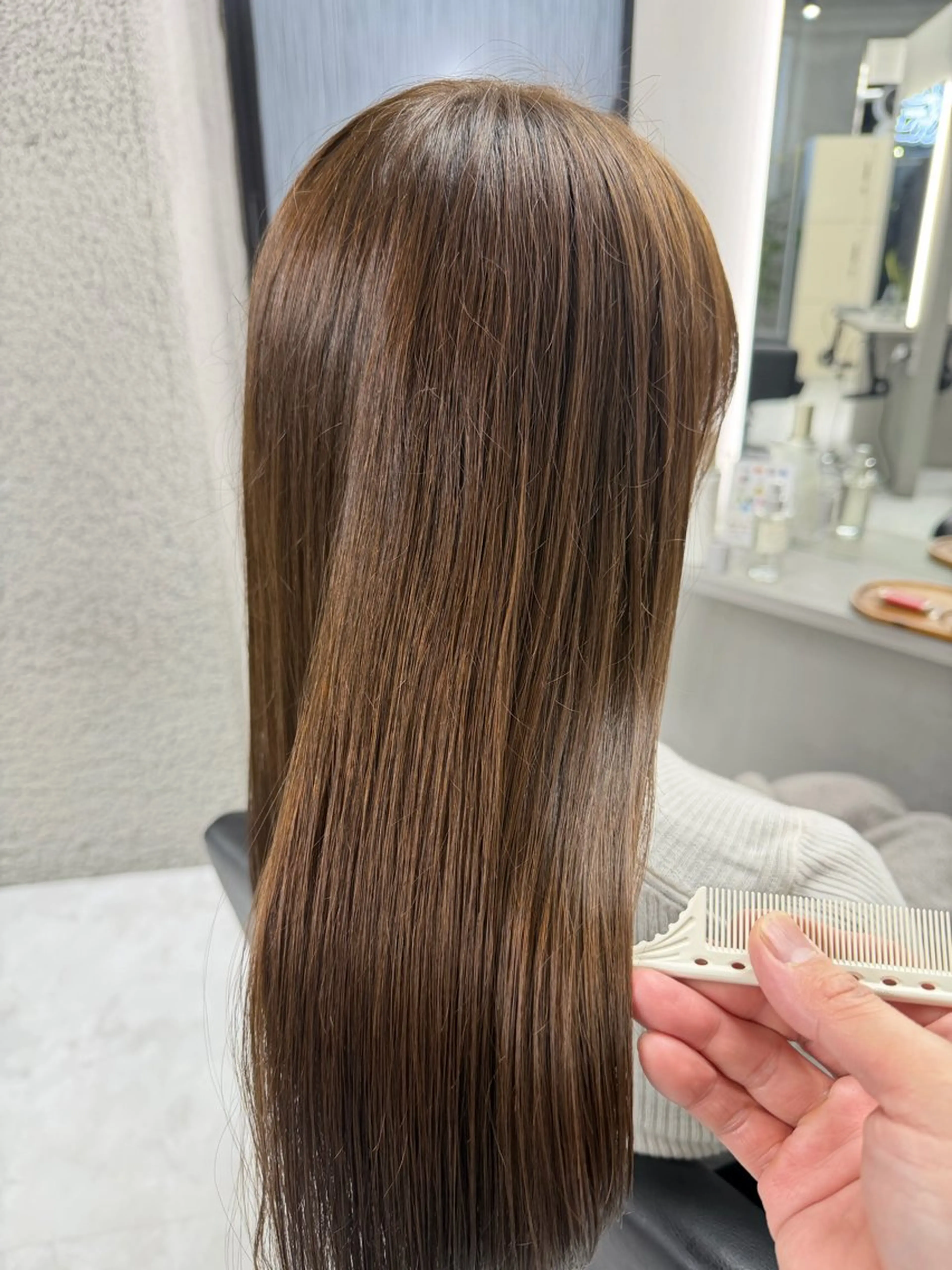 ロング カラー 髪質改善 トリートメント 酸熱トリートメント カット ヘアカラー トリートメント ✨中野✨髪質改善✨ 野口虎剛のヘアスタイル