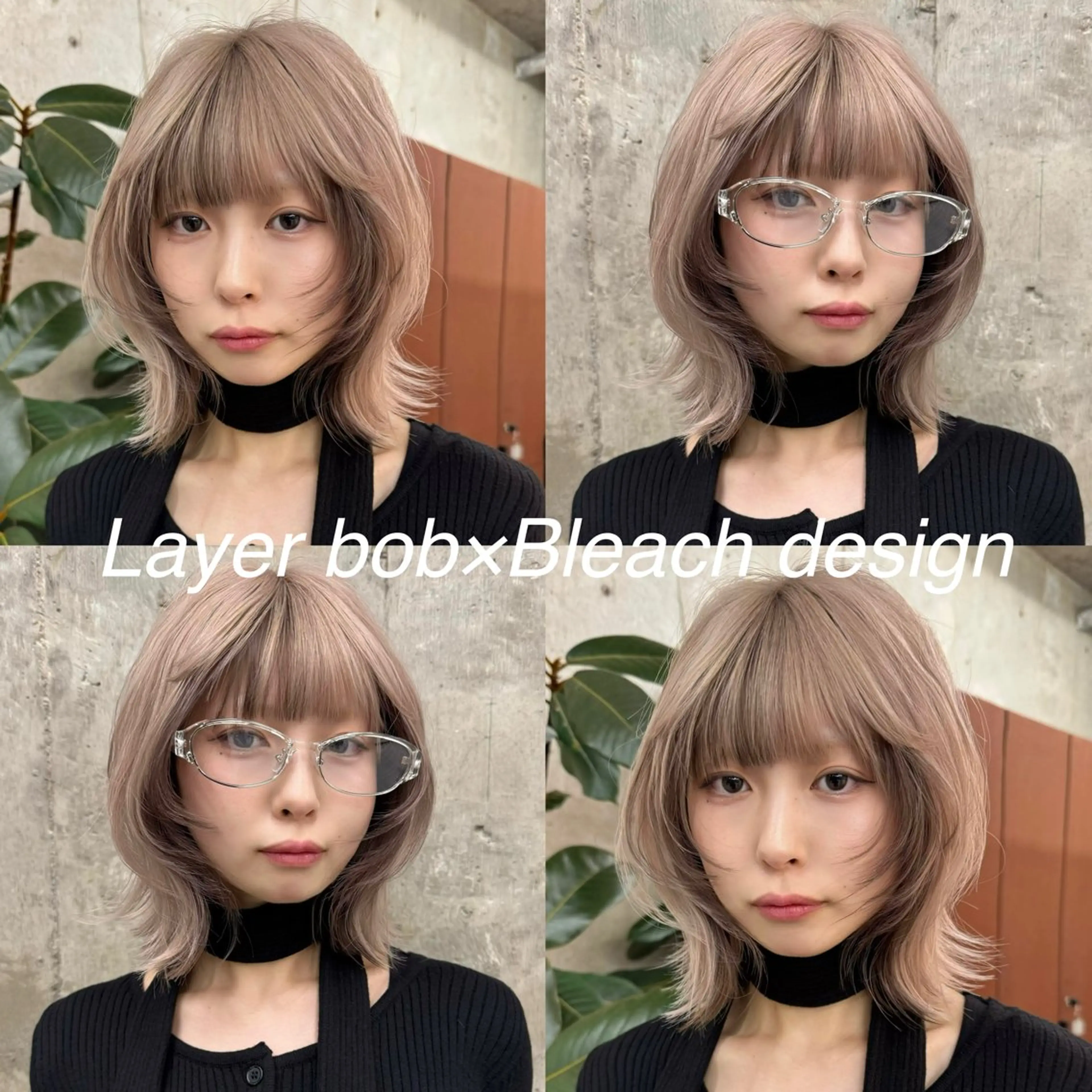 ショート カラー カット ヘアカラー トリートメント MIKU★デザイン/ 透明感カラー/ボブのヘアスタイル