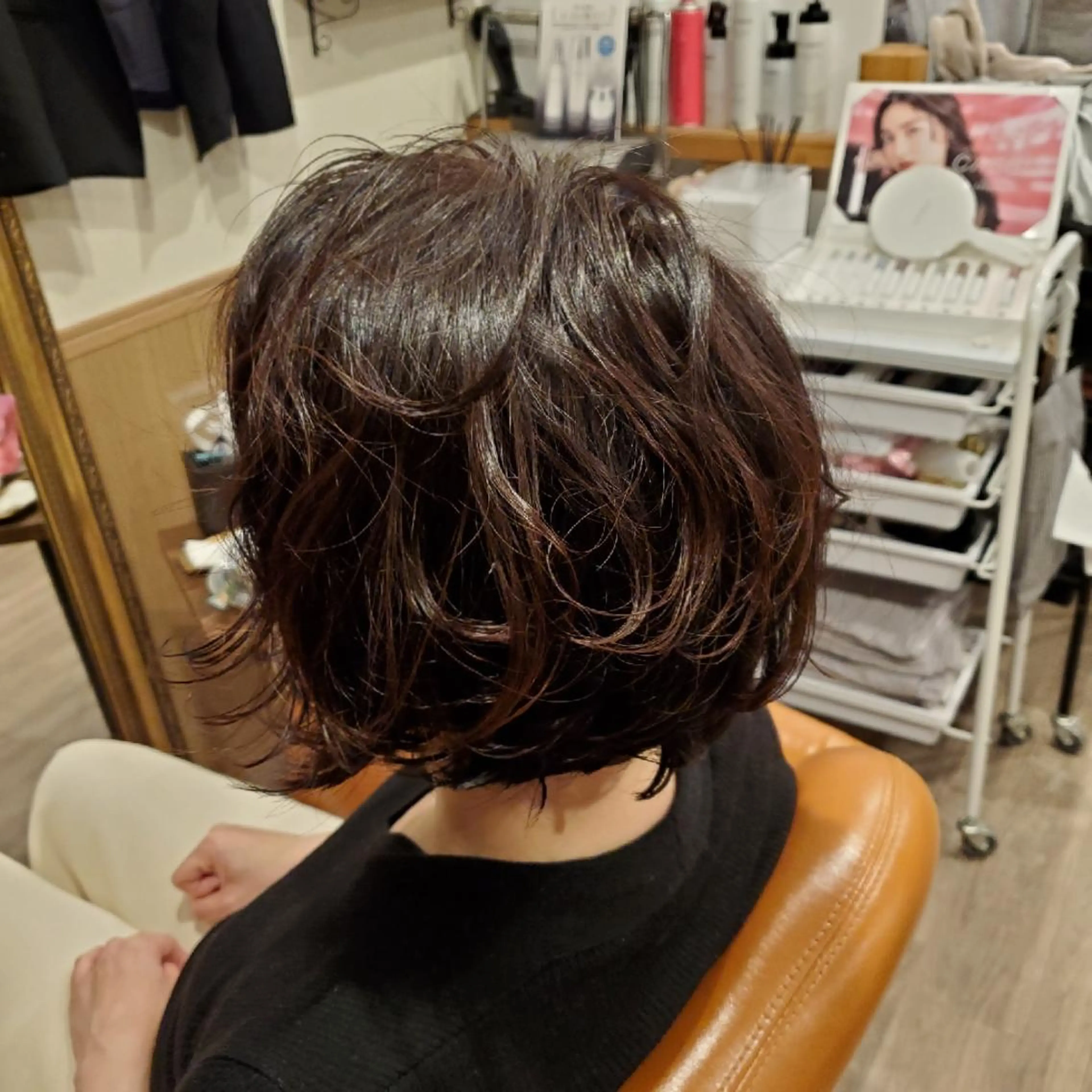 ショート パーマ カラー ブリーチ イルミナカラー 外国人風カラー トリートメント 酸熱トリートメント カット ヘアカラー パーマ spa hair  ark 富井直美のヘアスタイル