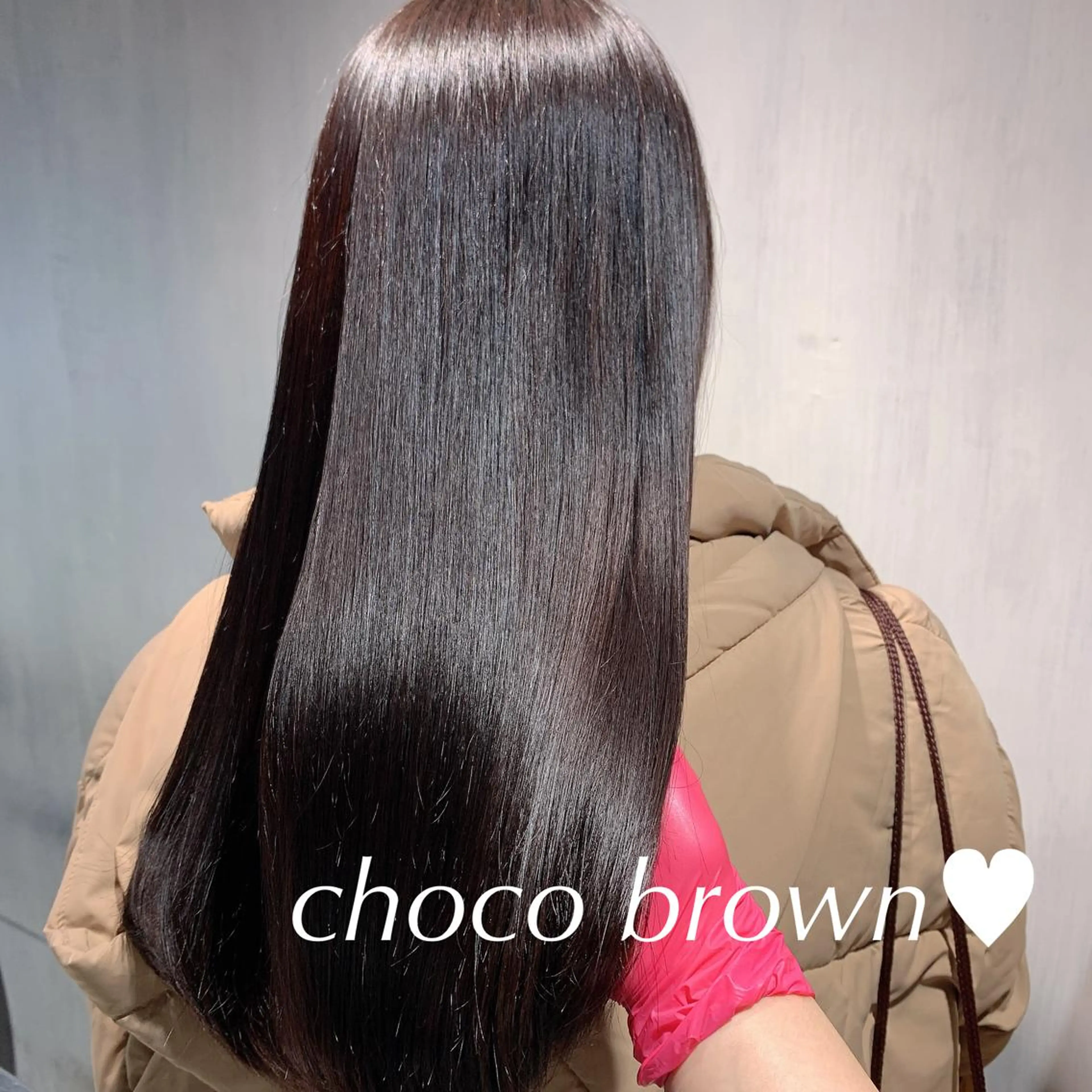 ロング カラー ブラウンカラー ヘアカラー トリートメント NANAMI🩵 大人可愛い韓国ヘアのヘアスタイル