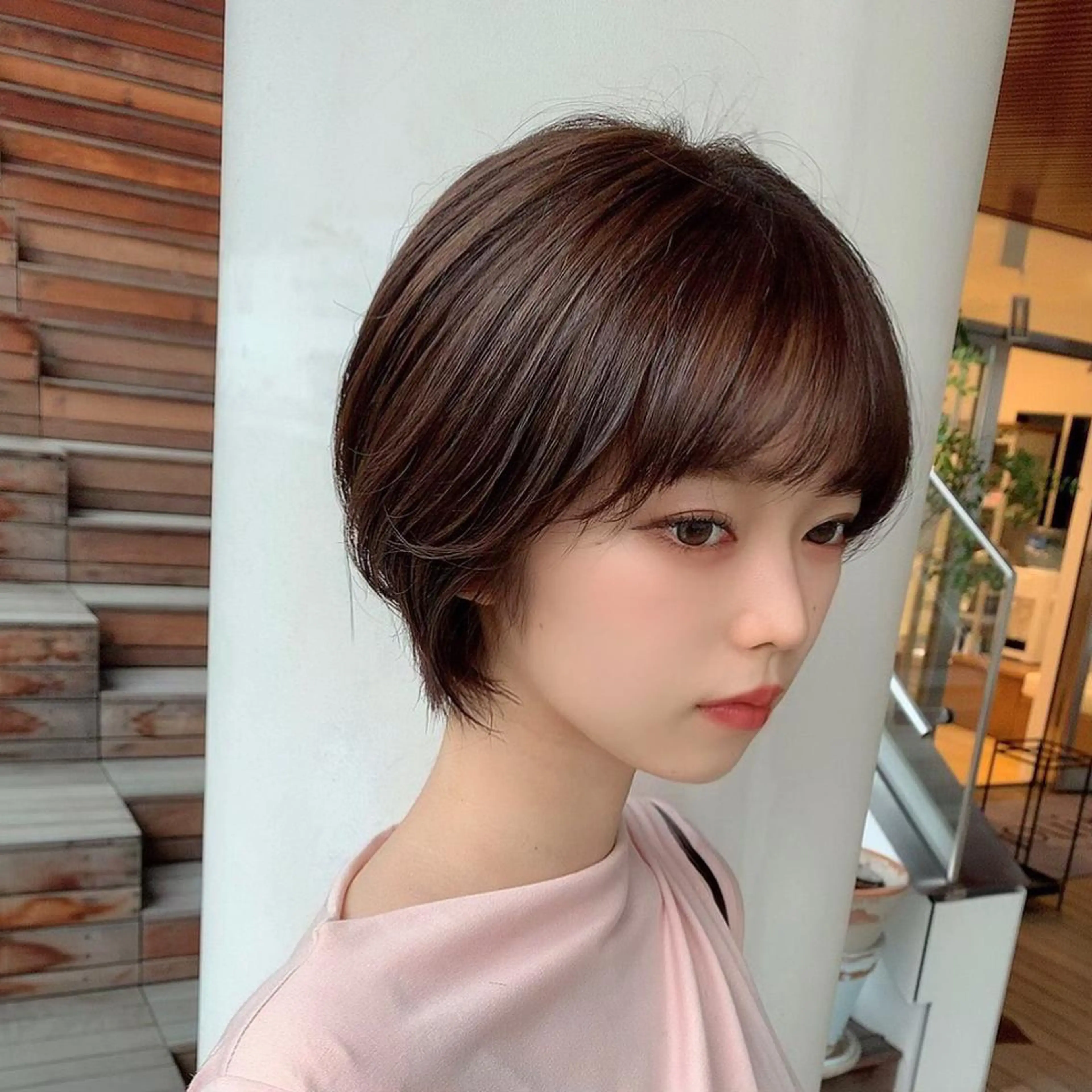 ショート 丸みショート ショートヘア 【韓国風くびれヘア】 joule小木曽輝のヘアスタイル