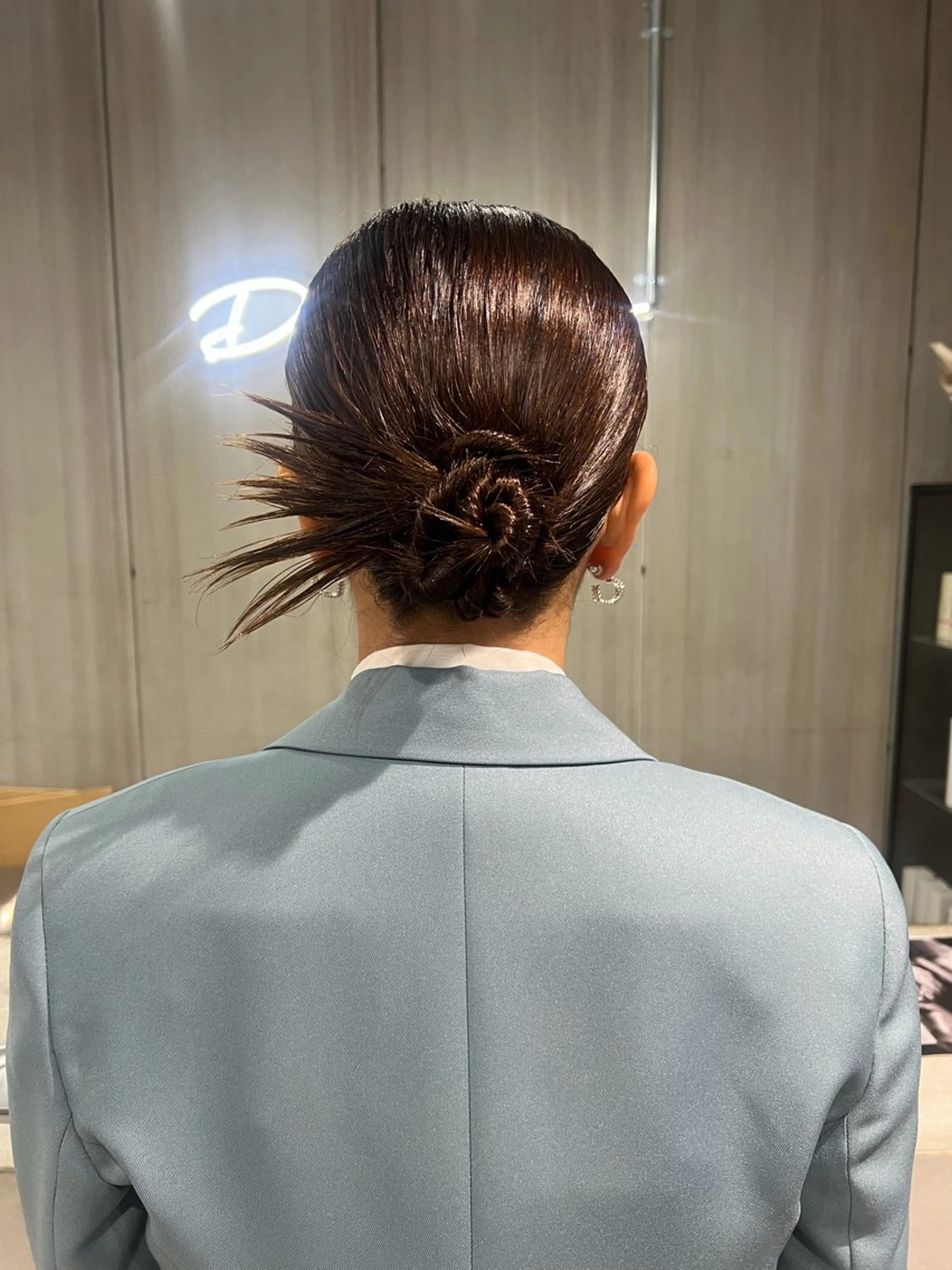 ミディアム カット ヘアセット ヨシオカ マオのヘアスタイル