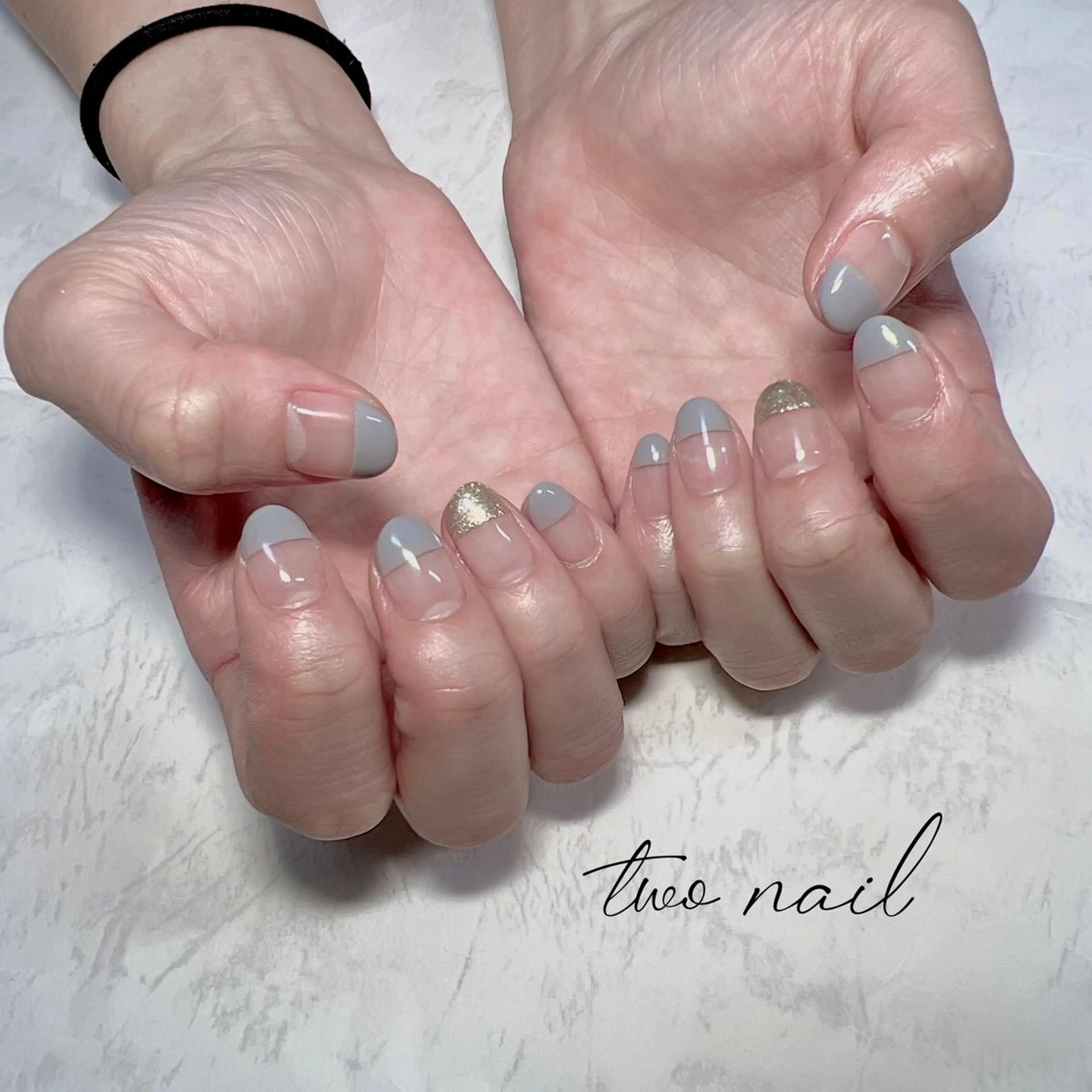 ネイル アートネイル フットネイル ハート ニュアンスネイル オフィスネイル two nailのネイルデザイン