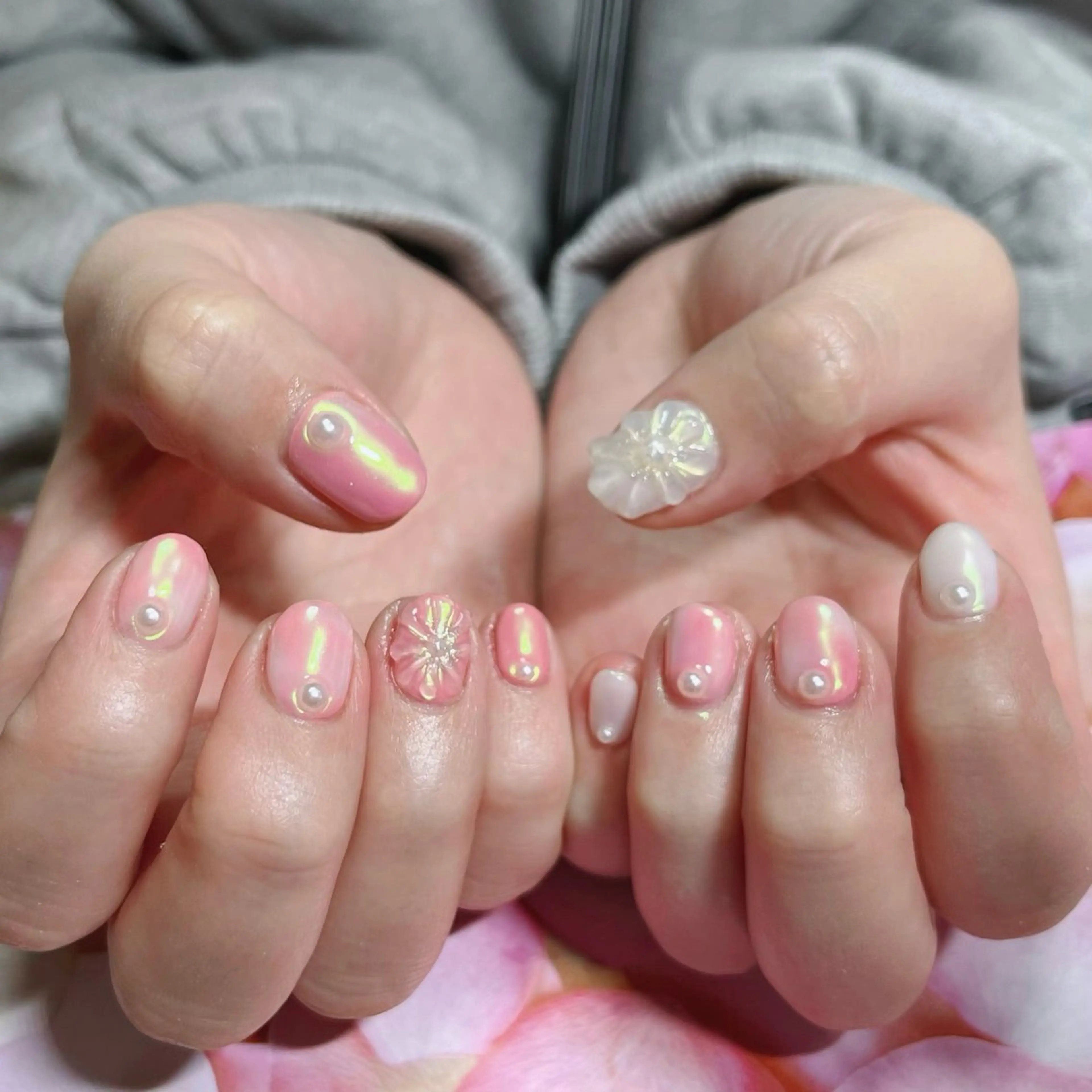 ショート ハンドネイル hs nail salonのネイルデザイン