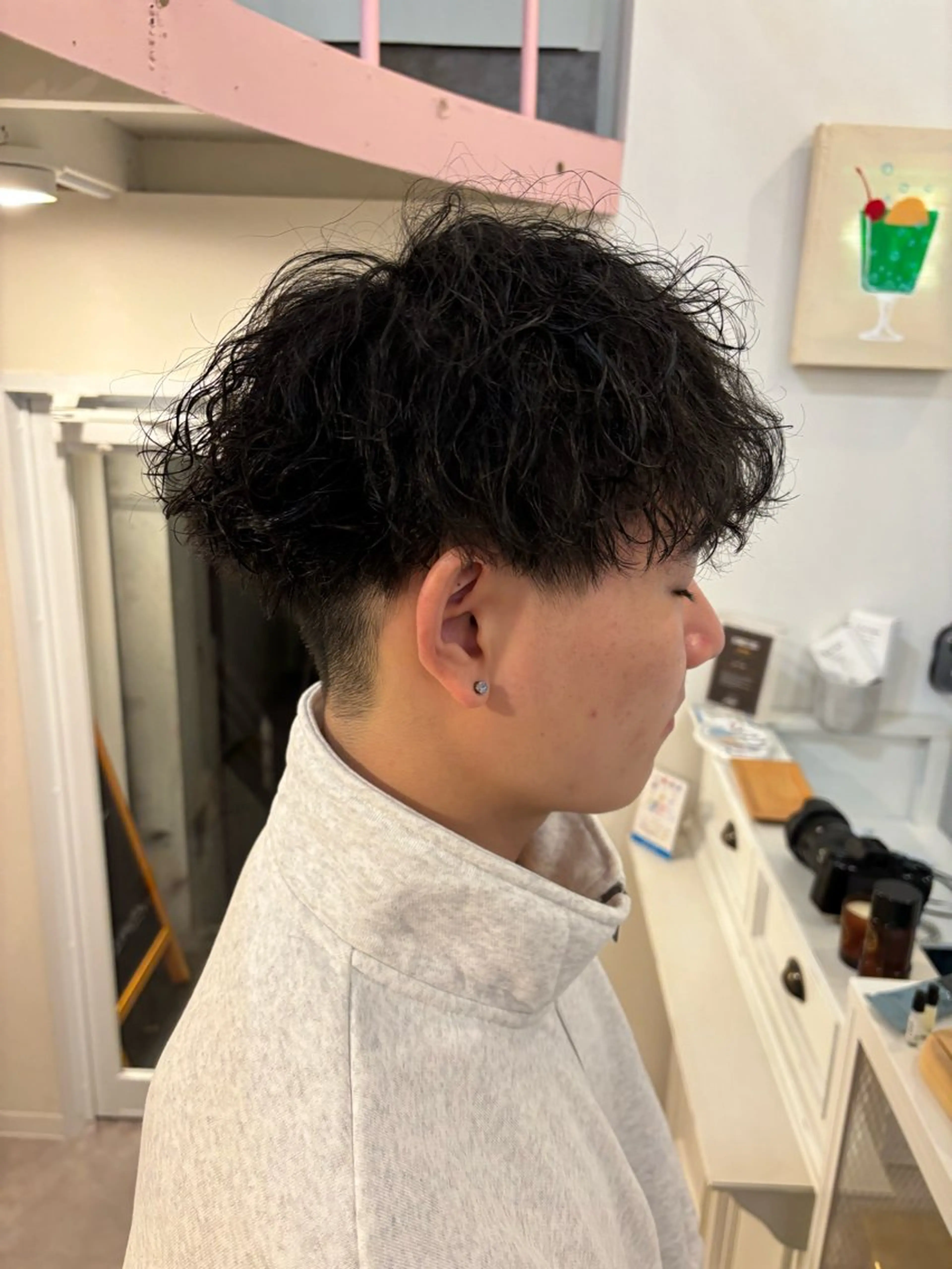 【🌟メンズパーマ🌟】カット＋パーマ＋トリートメントの写真