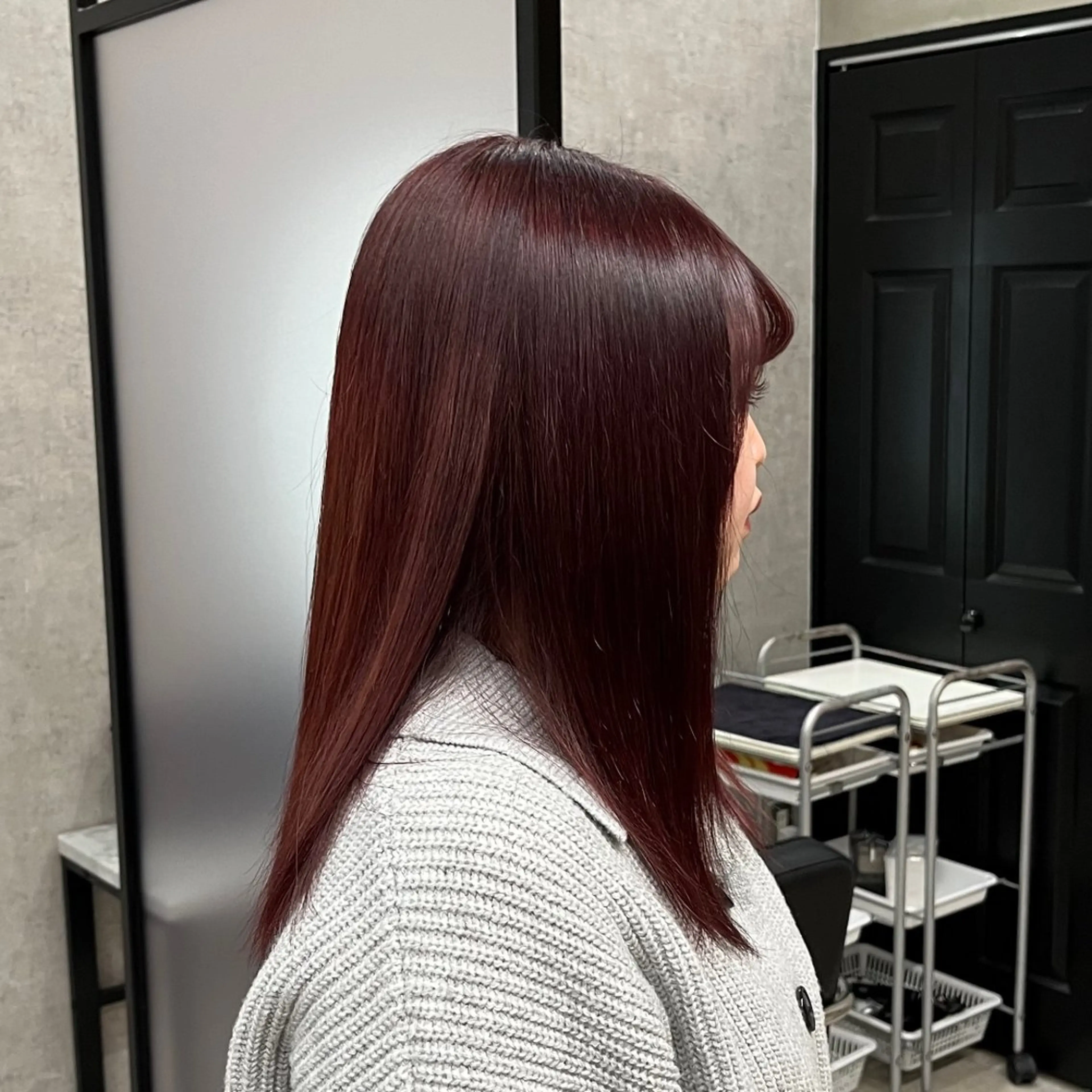 セミロング 【レイヤー×透明感 カラー】mayaのヘアスタイル