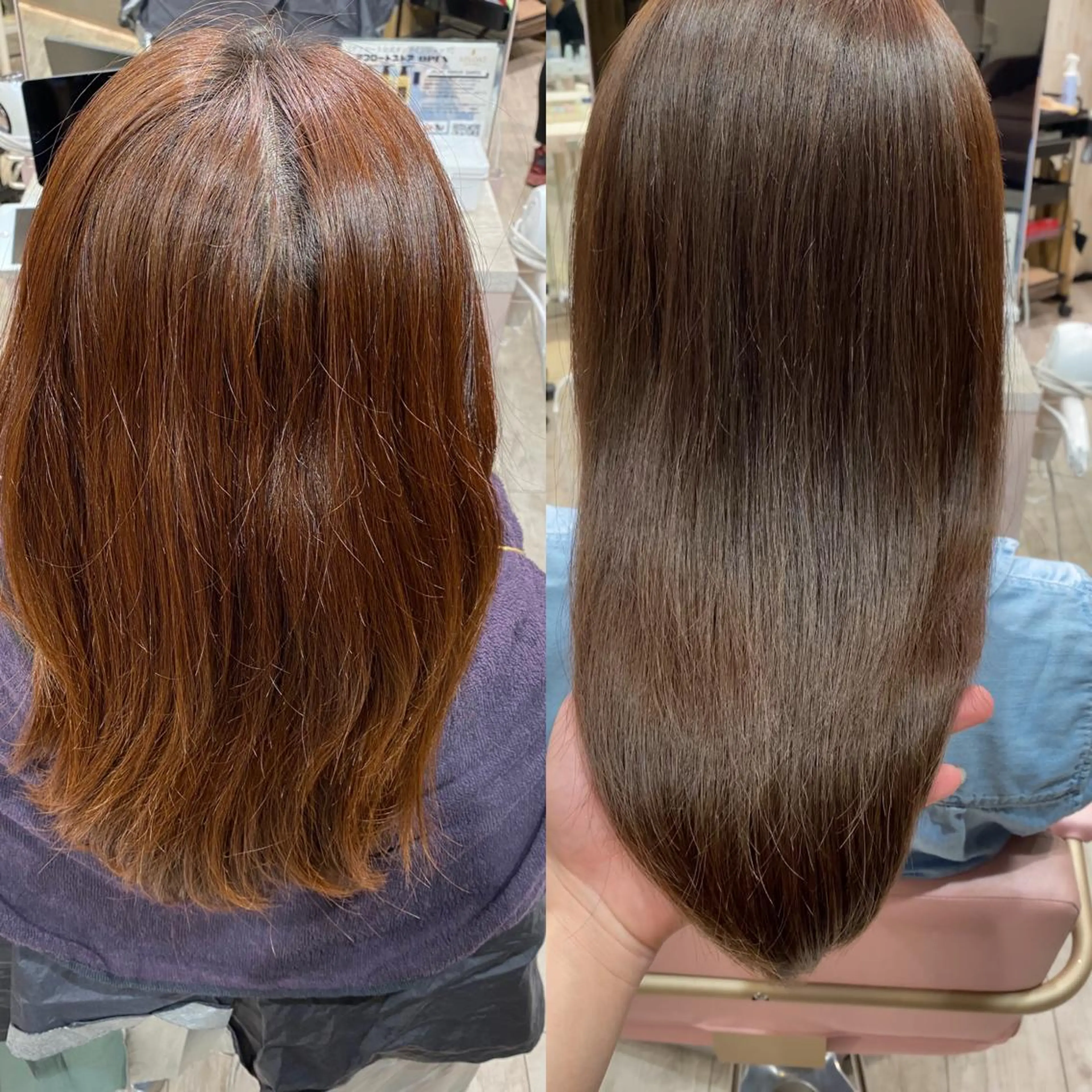 セミロング 顔まわりカット🌟 くびれヘア/寺門遥輝のヘアスタイル