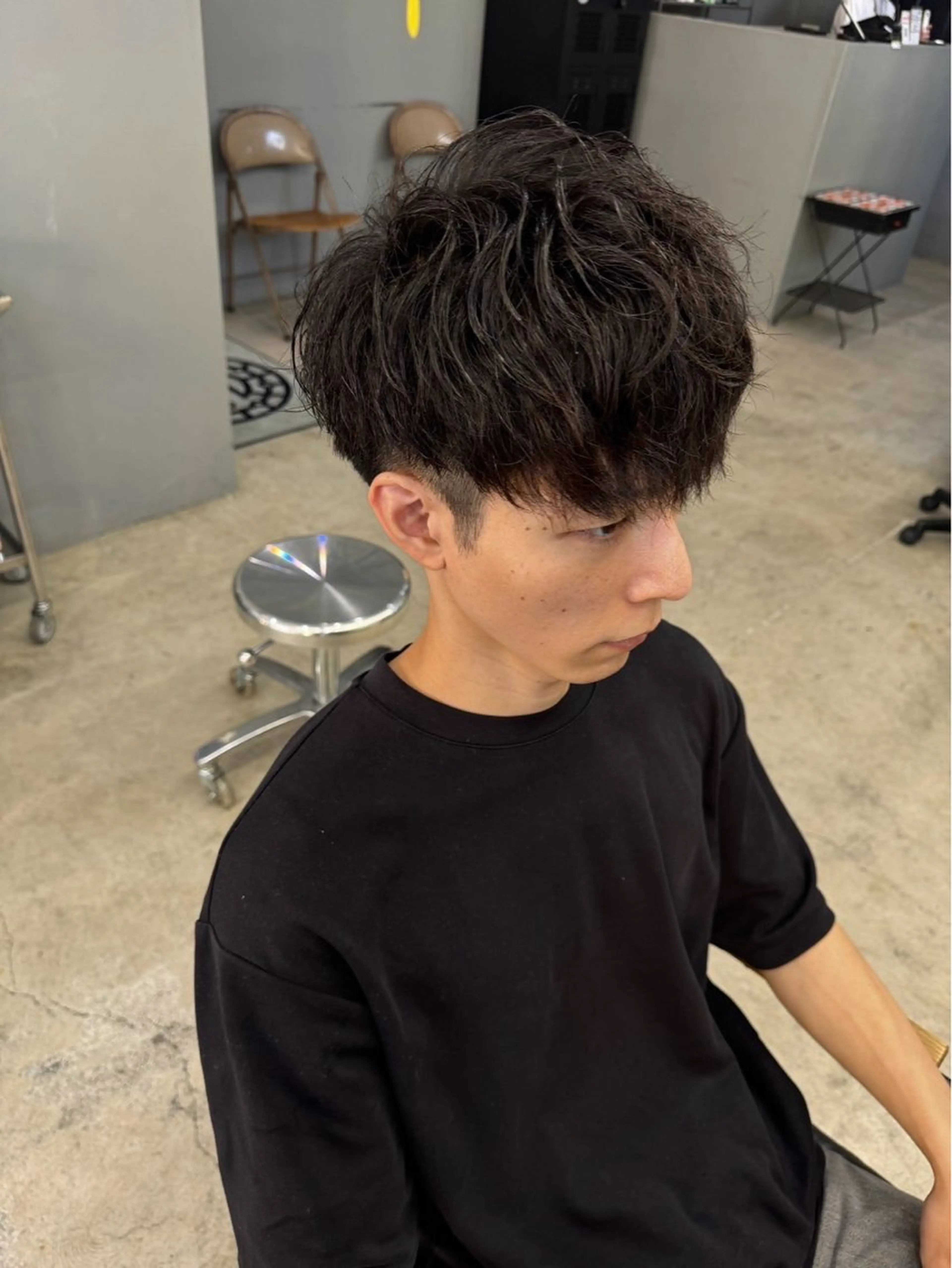 ショート パーマ メンズ メンズ専門サロン wokeのヘアスタイル