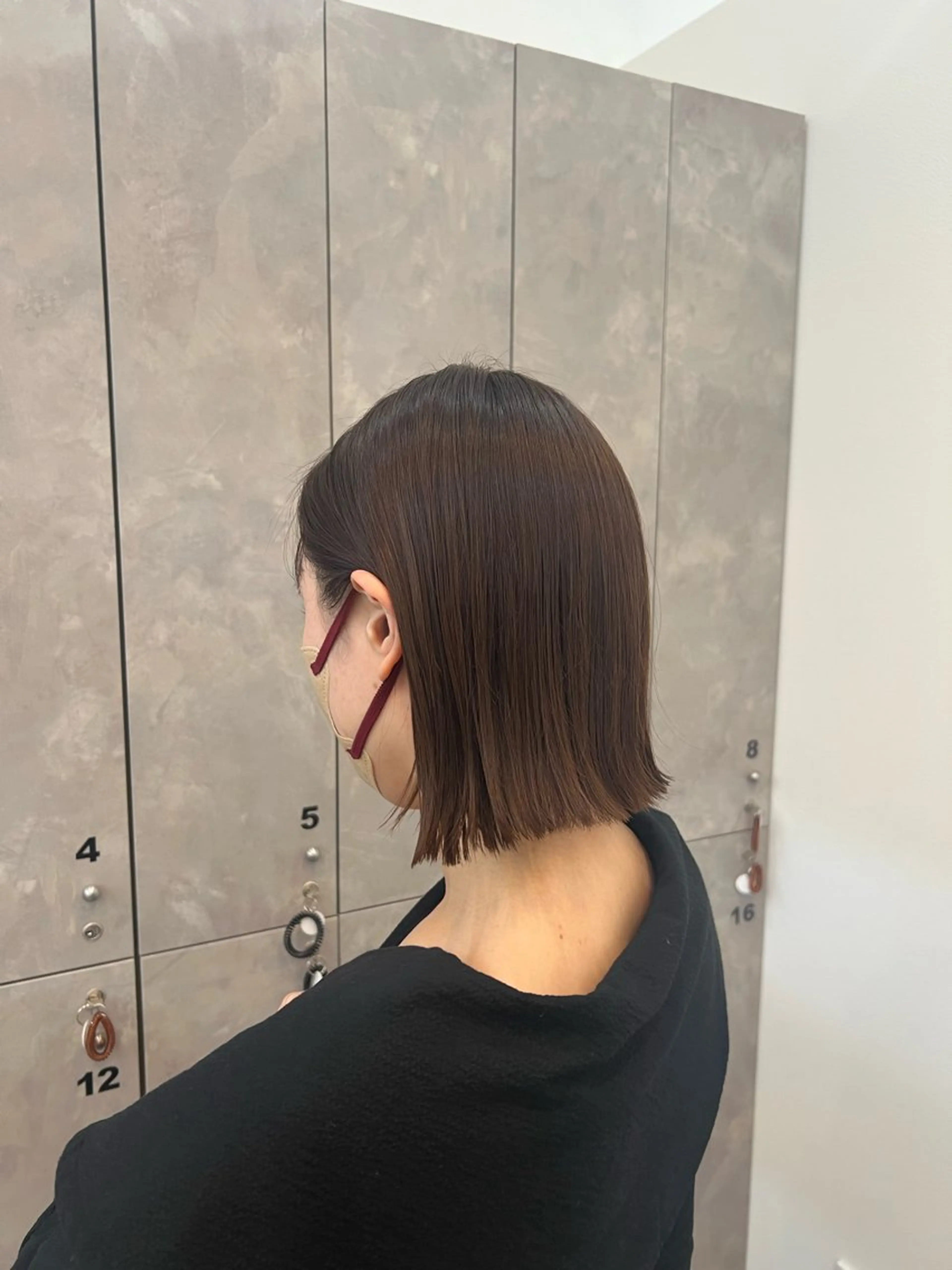 ミディアム 切りっぱなしボブ ボブ ✨NOMAD印西✨ 黒川勇輝のヘアスタイル