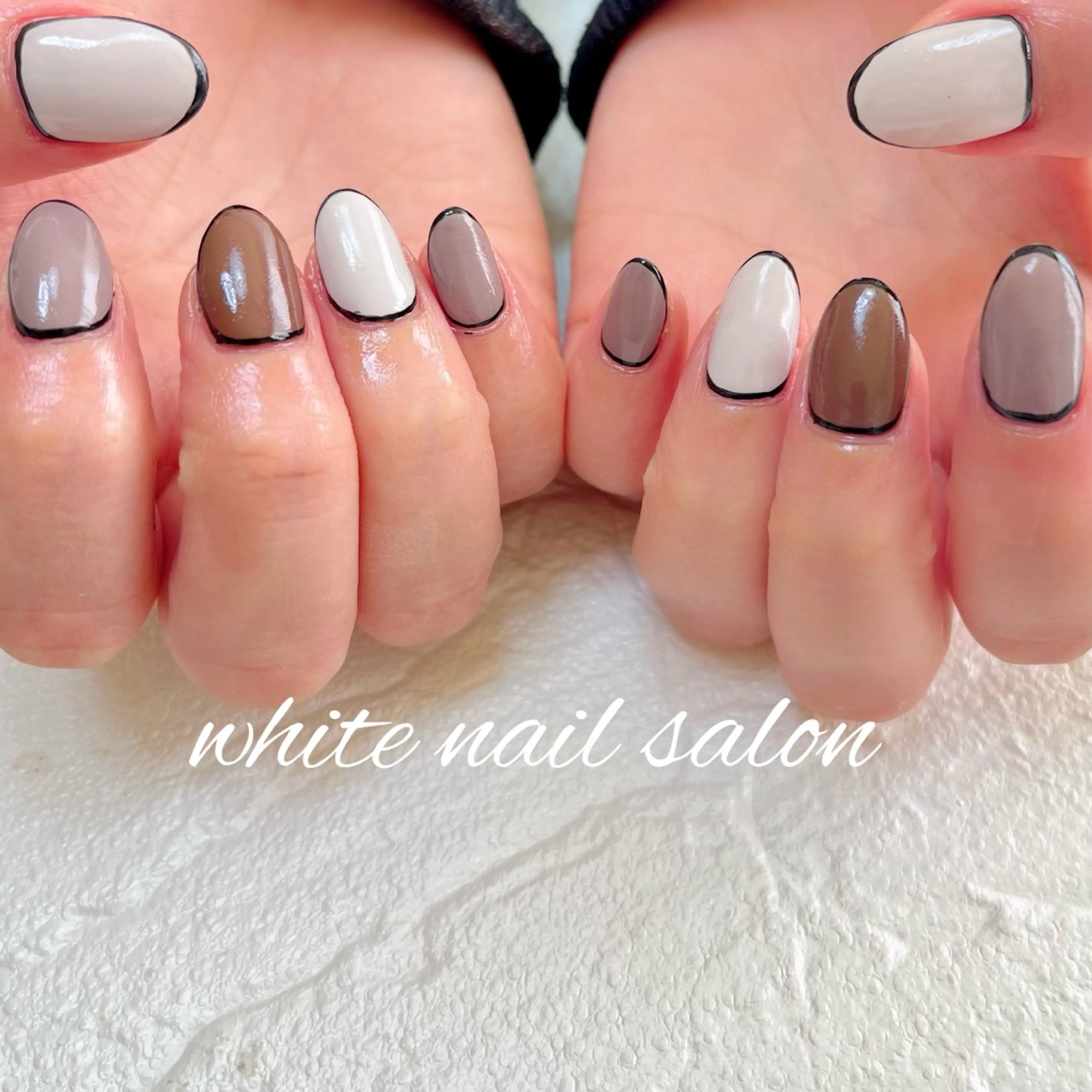 ネイル ラメ(グリッター) 持ち込み ハンドネイル white nail salonのネイルデザイン