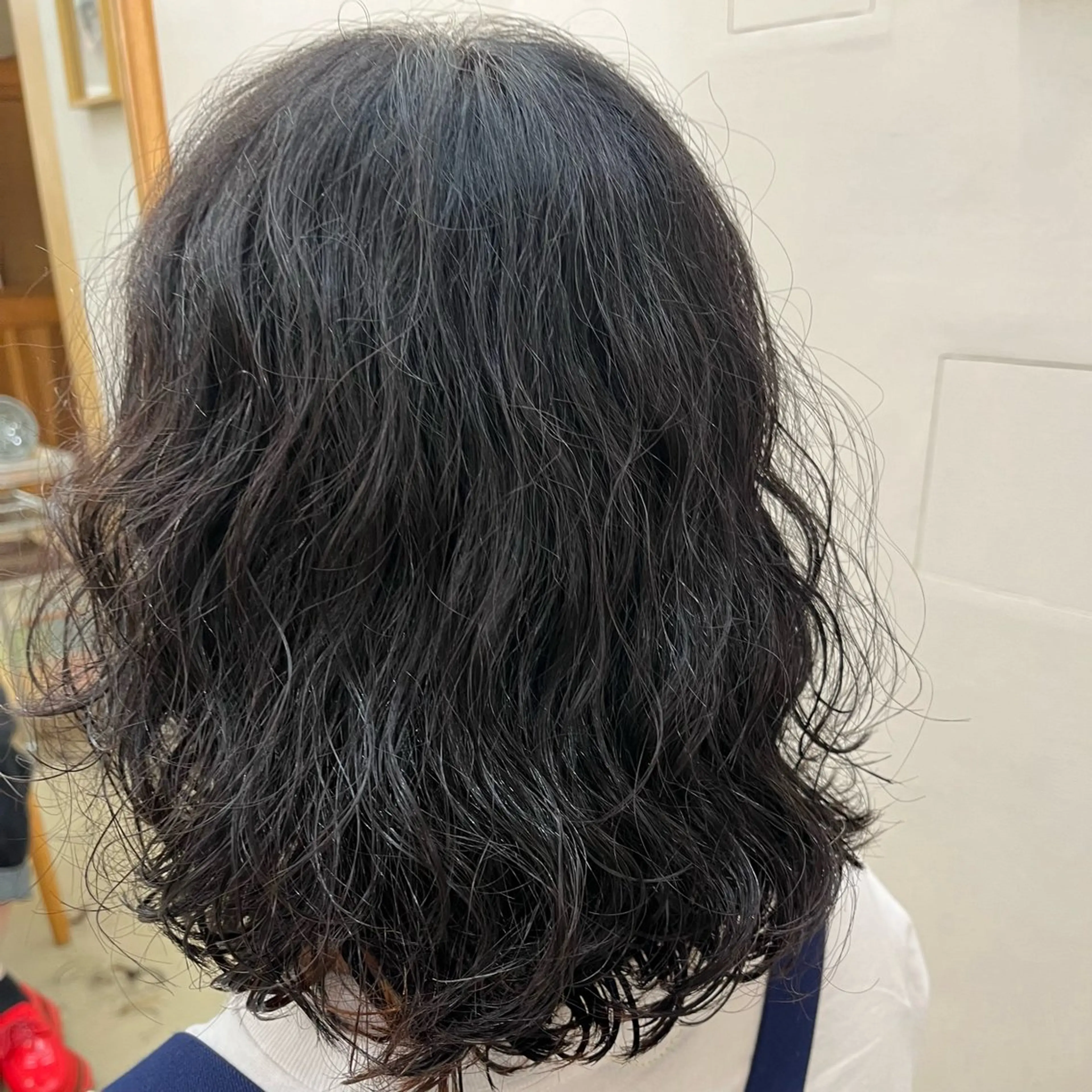 ミディアム パーマ 宇野澤 銘のヘアスタイル