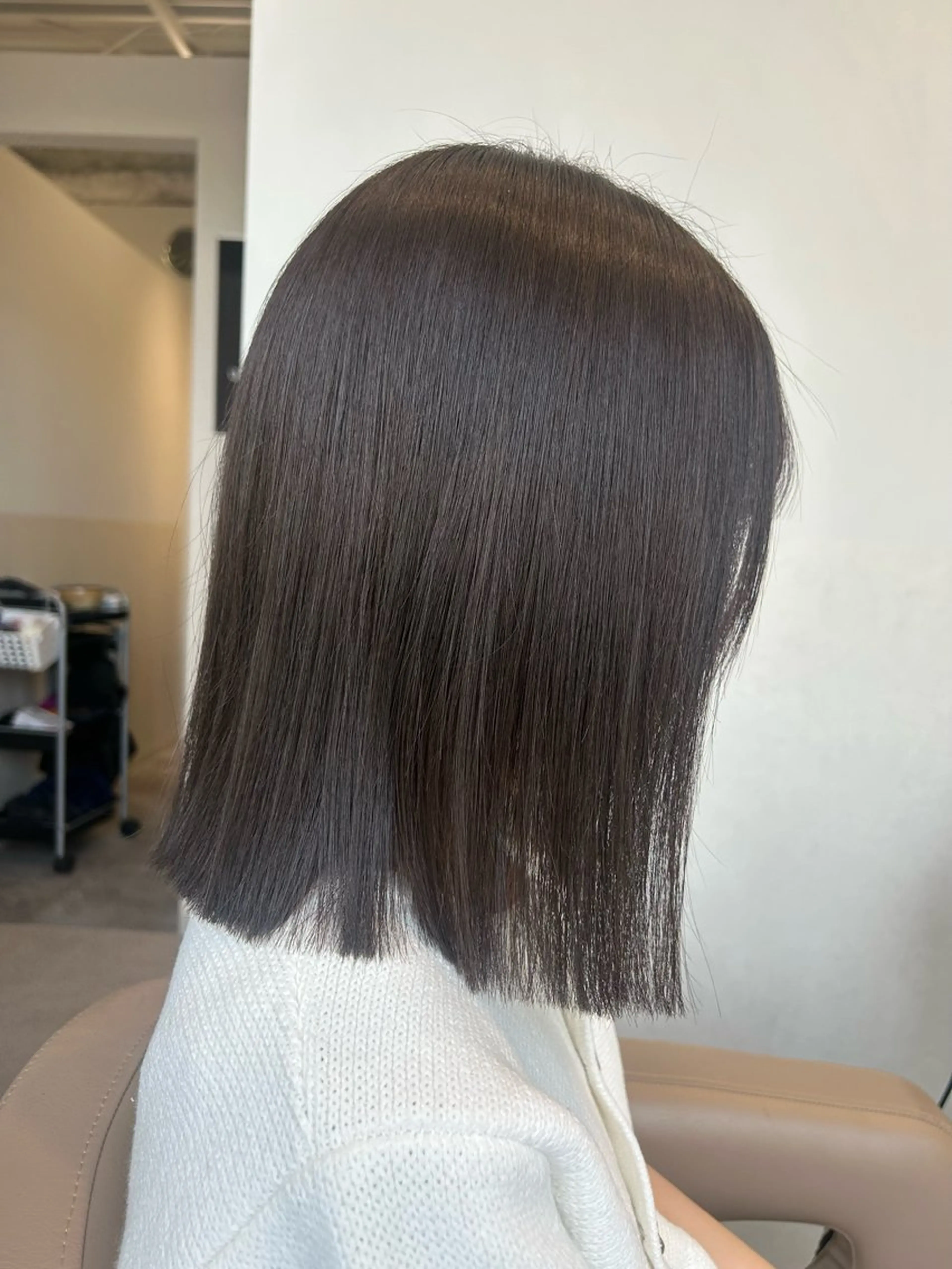 ミディアム カラー 🤍垢抜け♡透明感 カラーmoeka🤍のヘアスタイル