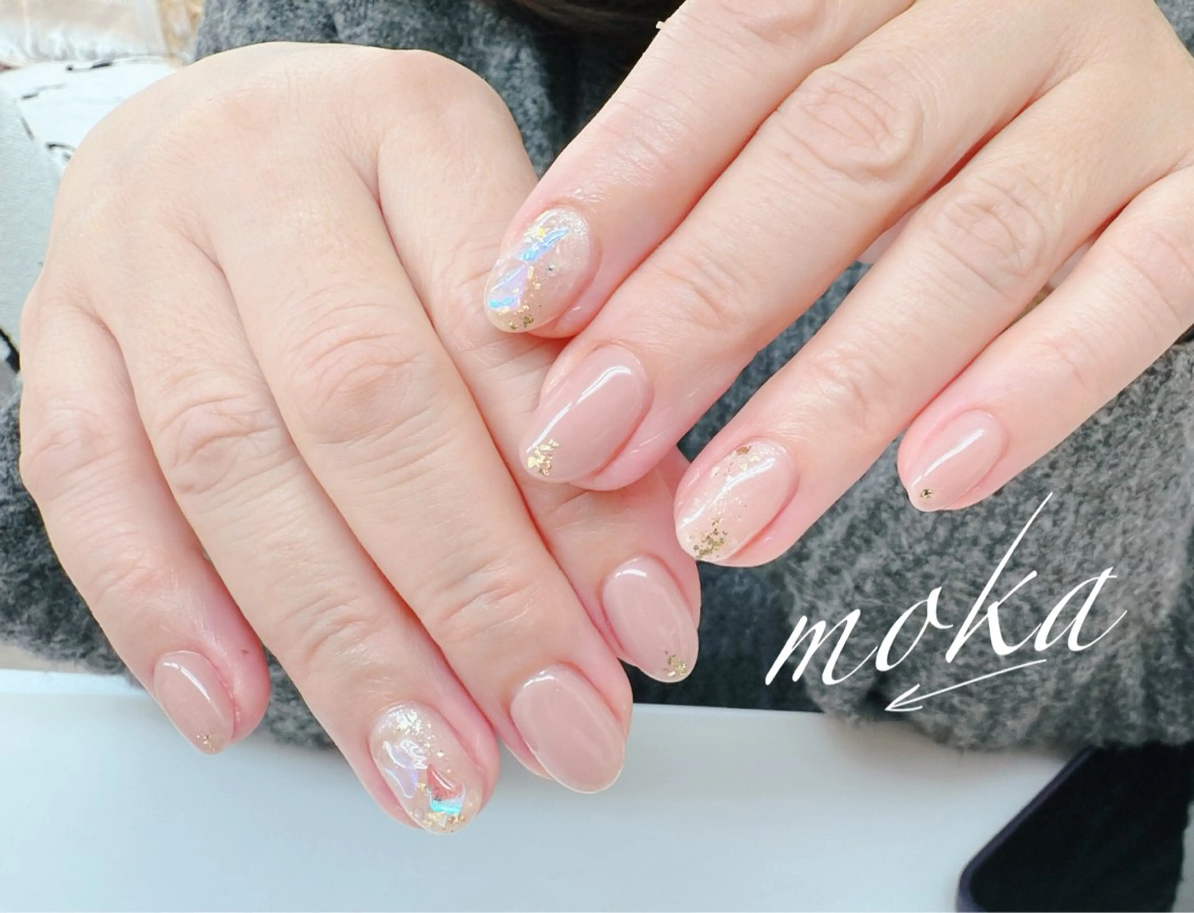 ネイル ハンドネイル ハンドケア 胡蝶蘭レディースサロ ンNailMOKAのネイルデザイン